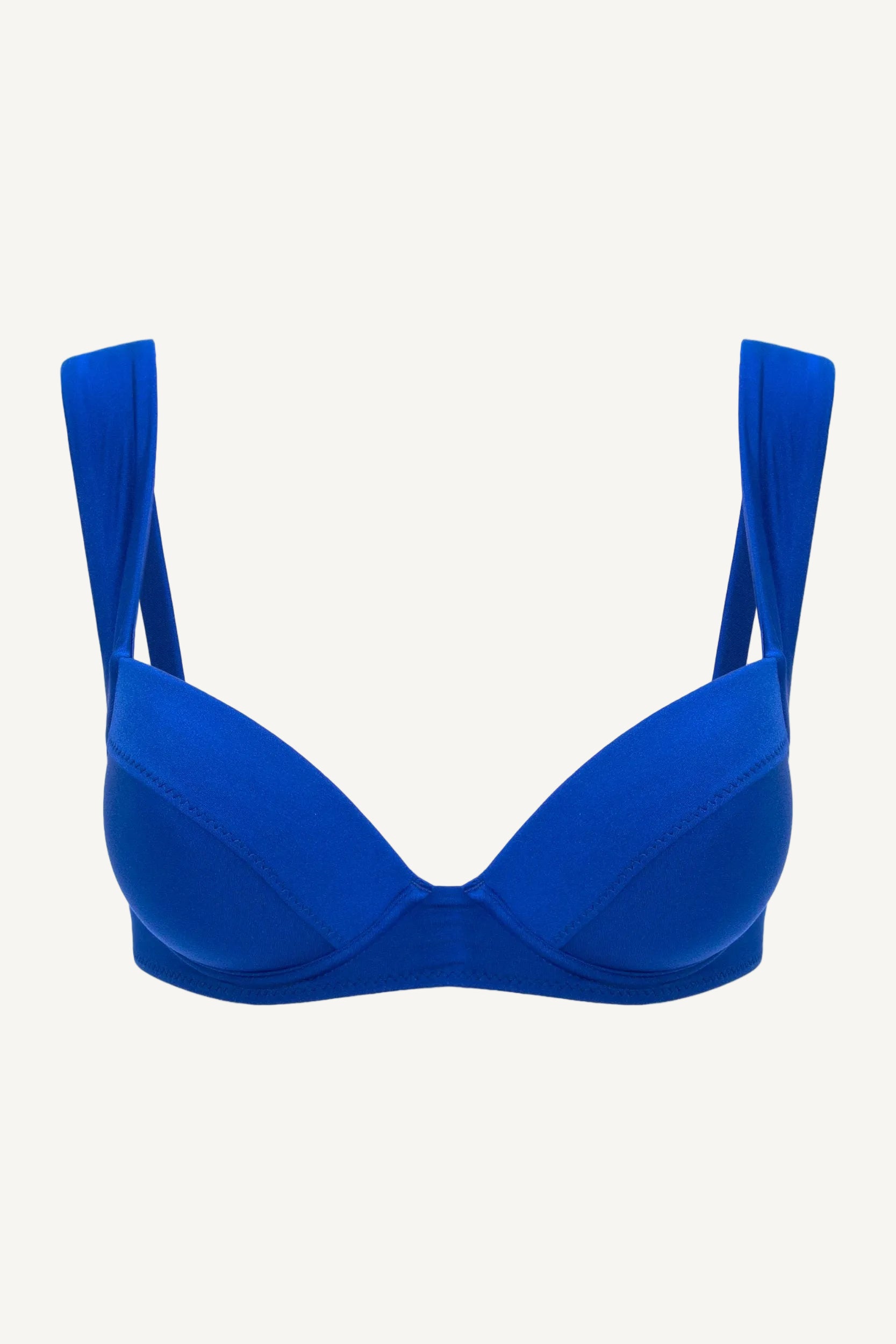 Sutien de baie cu armătură Albastru Azure