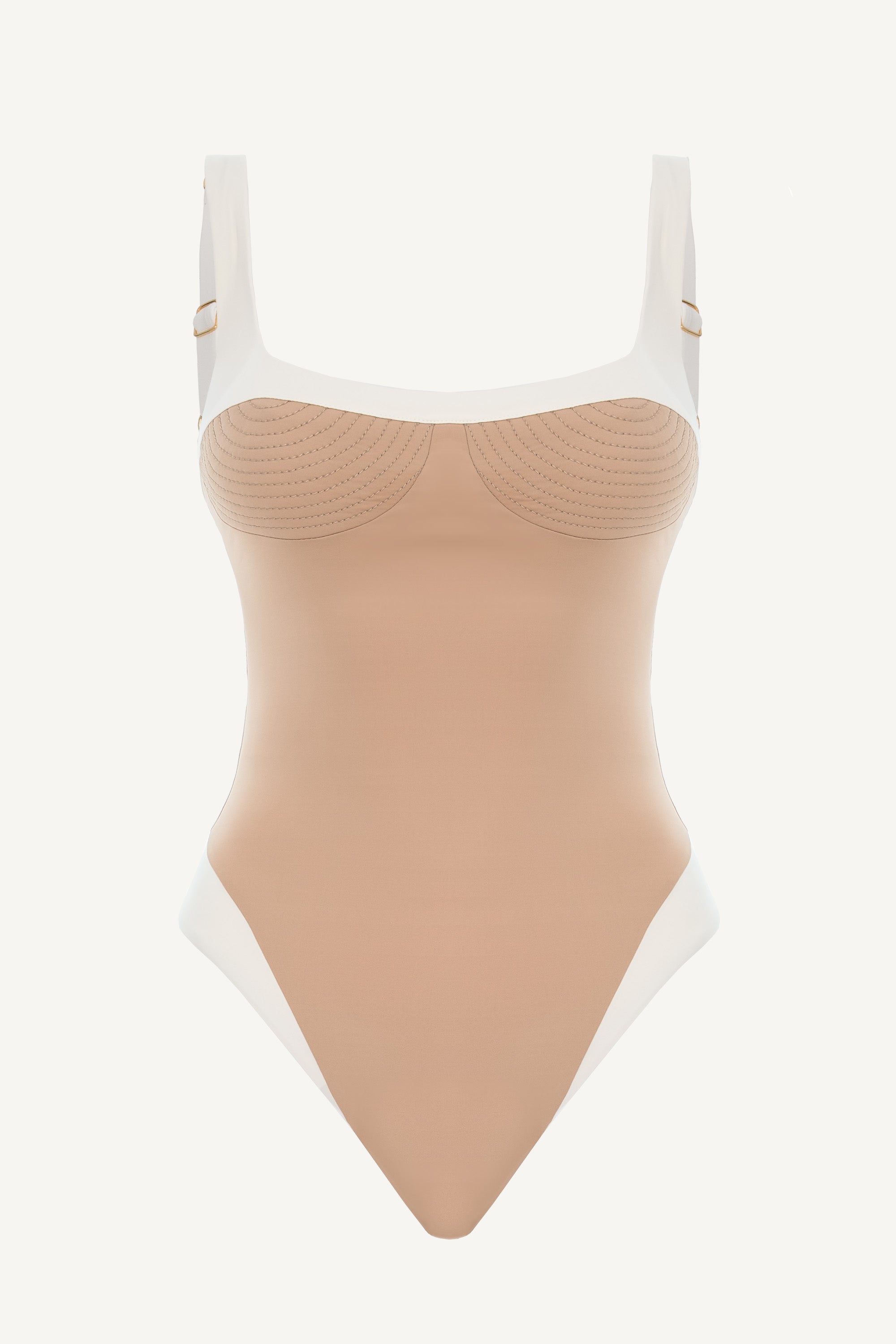 Costum de baie întreg cu decolteu Adele Nude