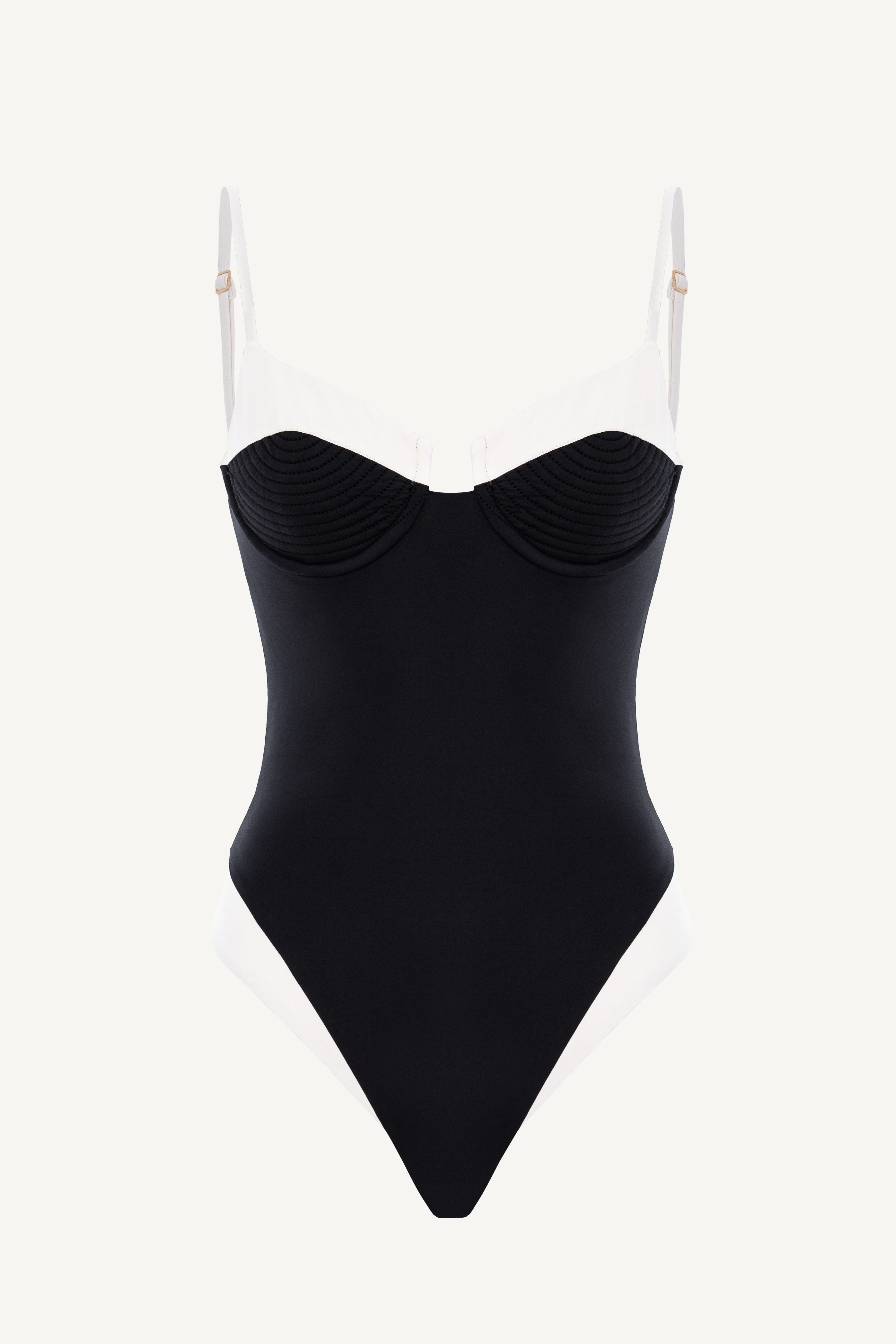 Celine Underwire One Piece Black