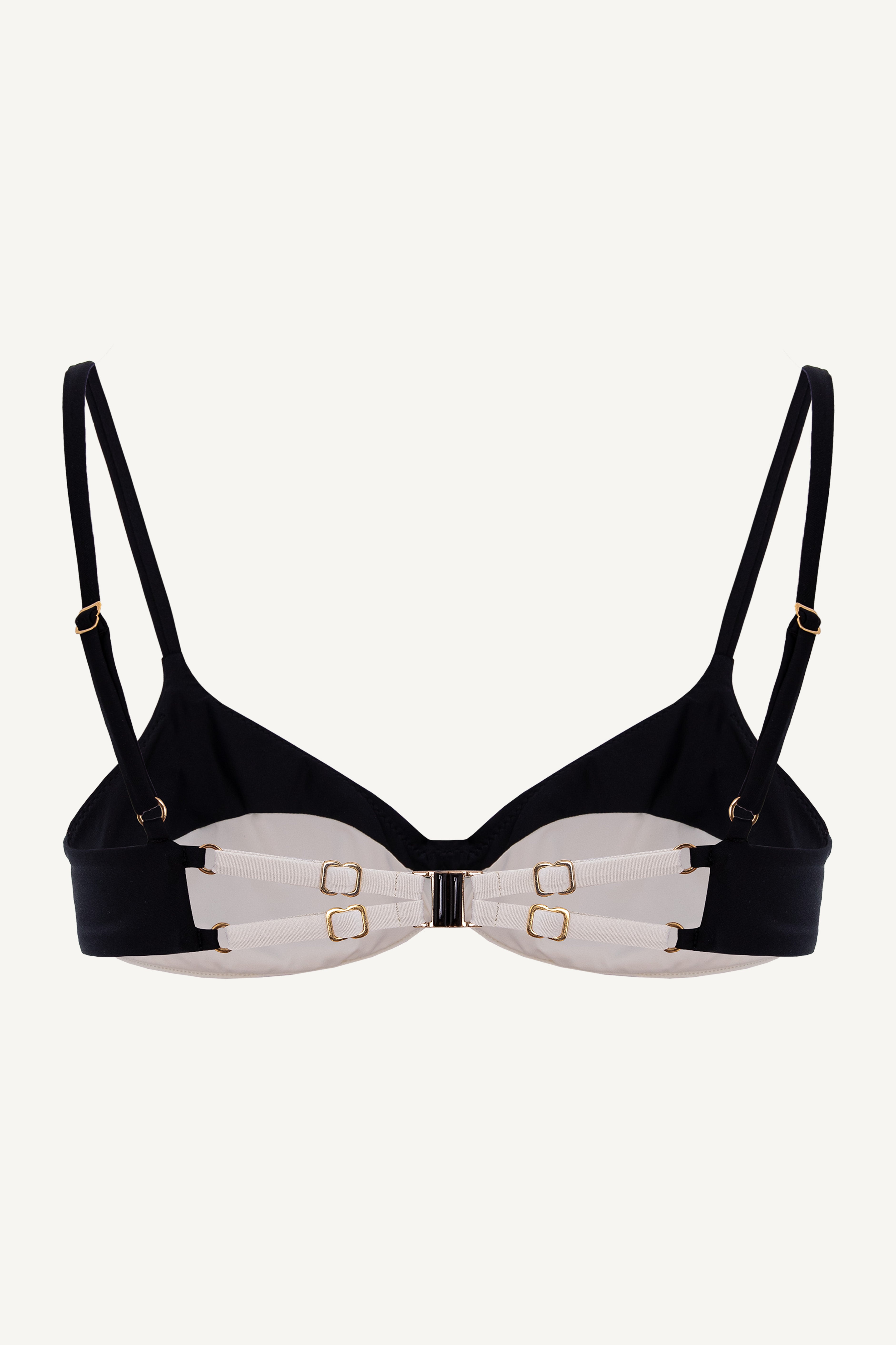 Elise Scoop Neck Top Black