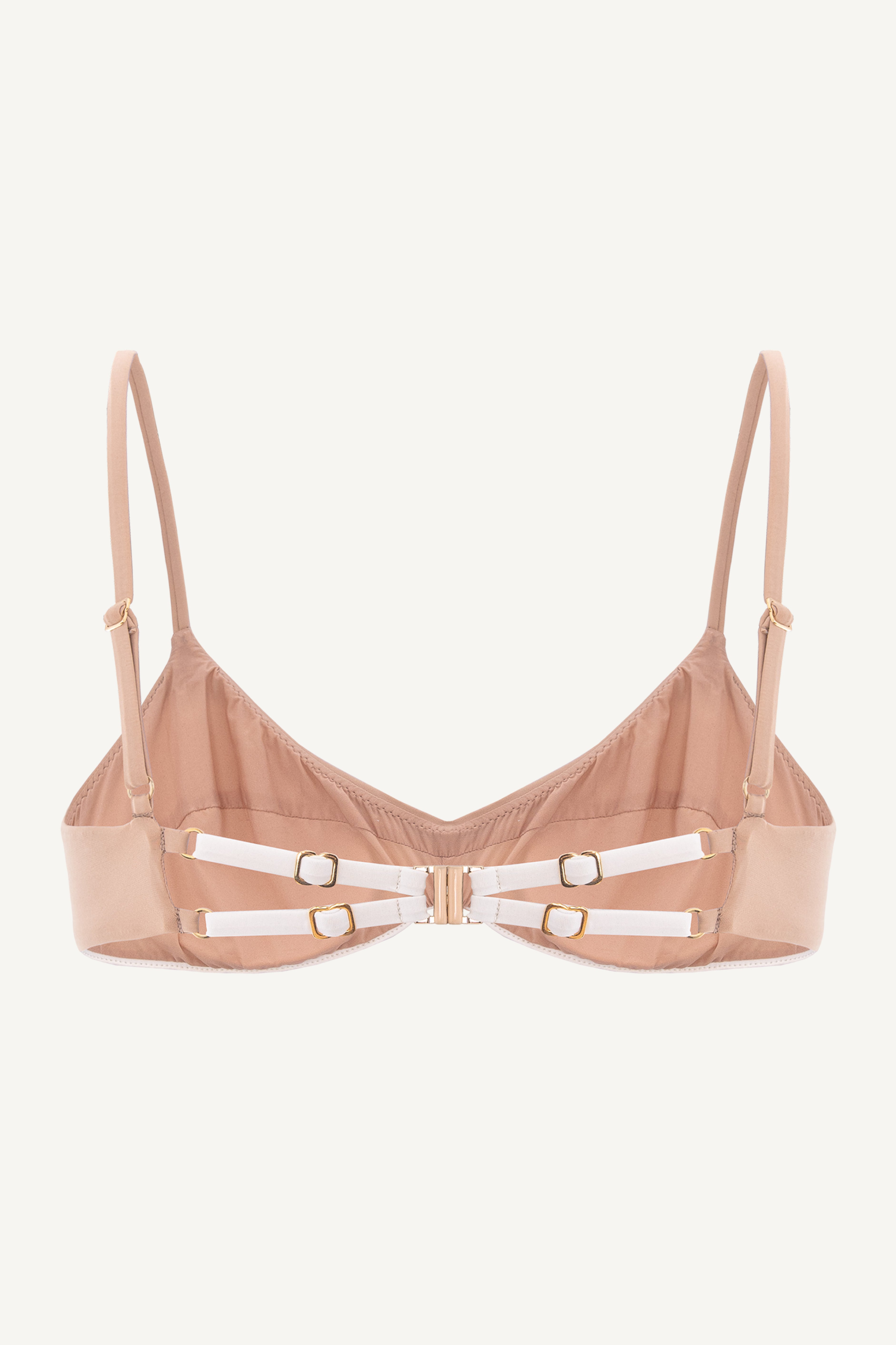 Elise Scoop Neck Top Nude