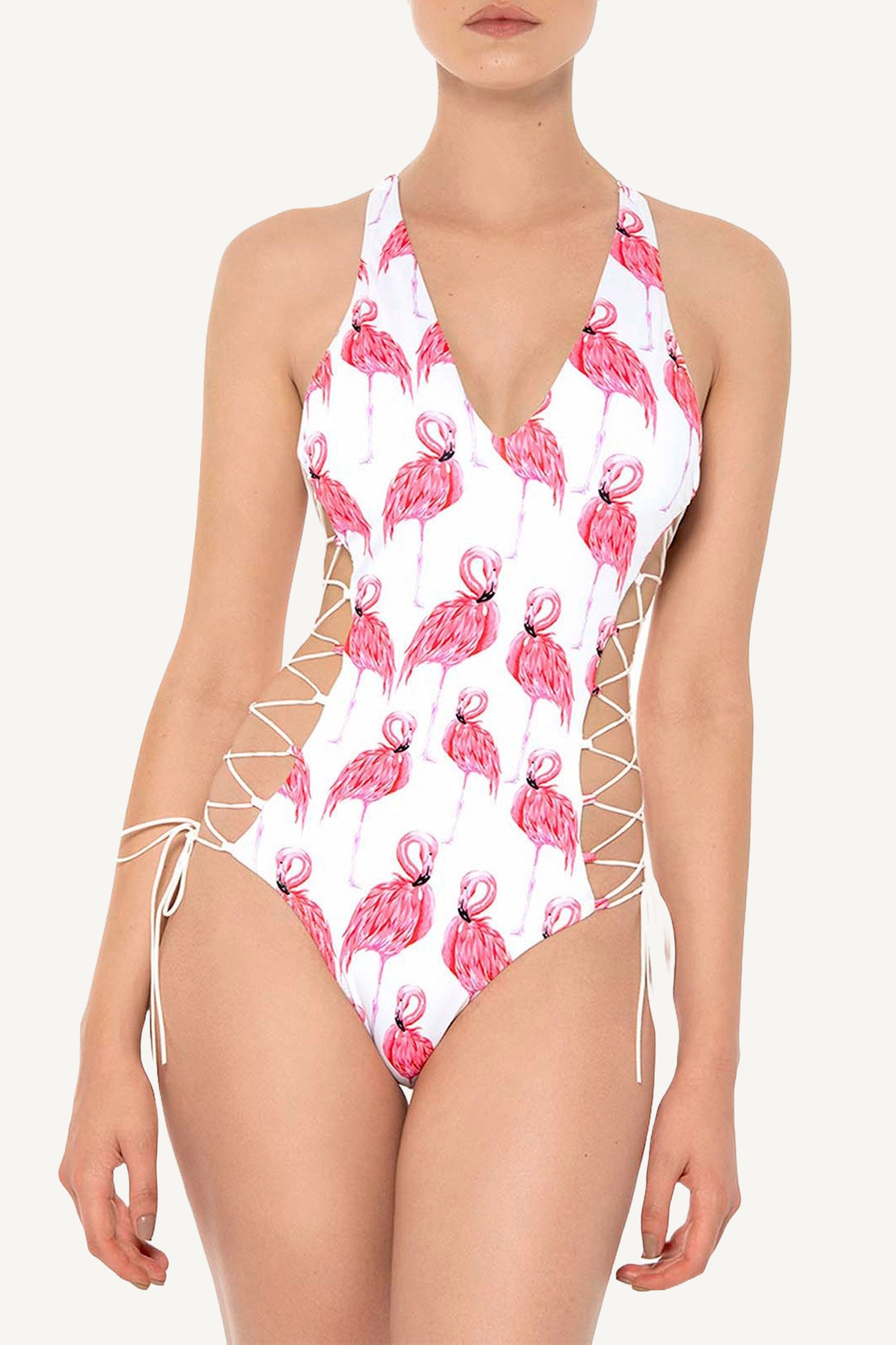 Costum de baie întreg Flamingo Obsession