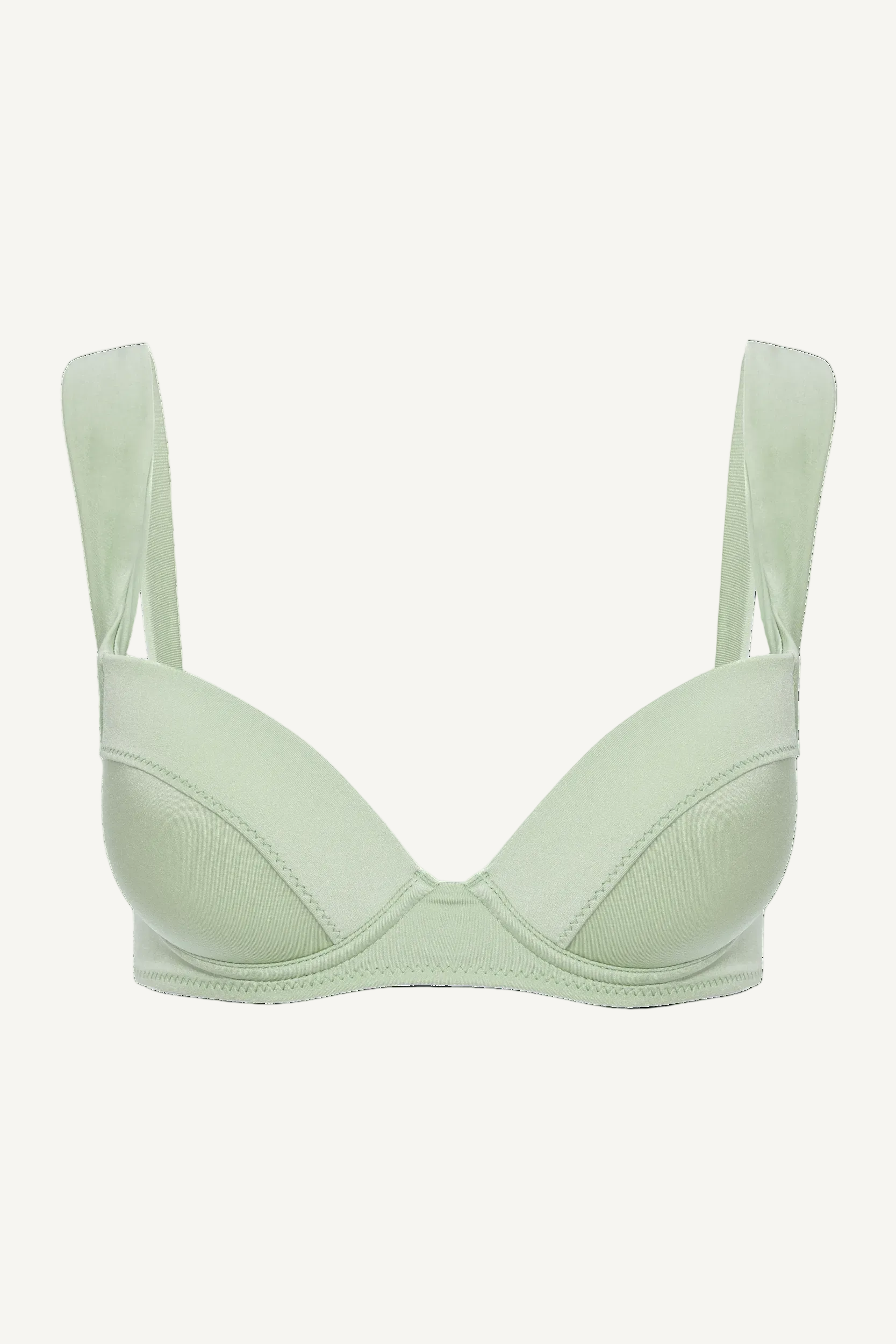 Sutien de baie cu armătură Sage Green- Verde Pal