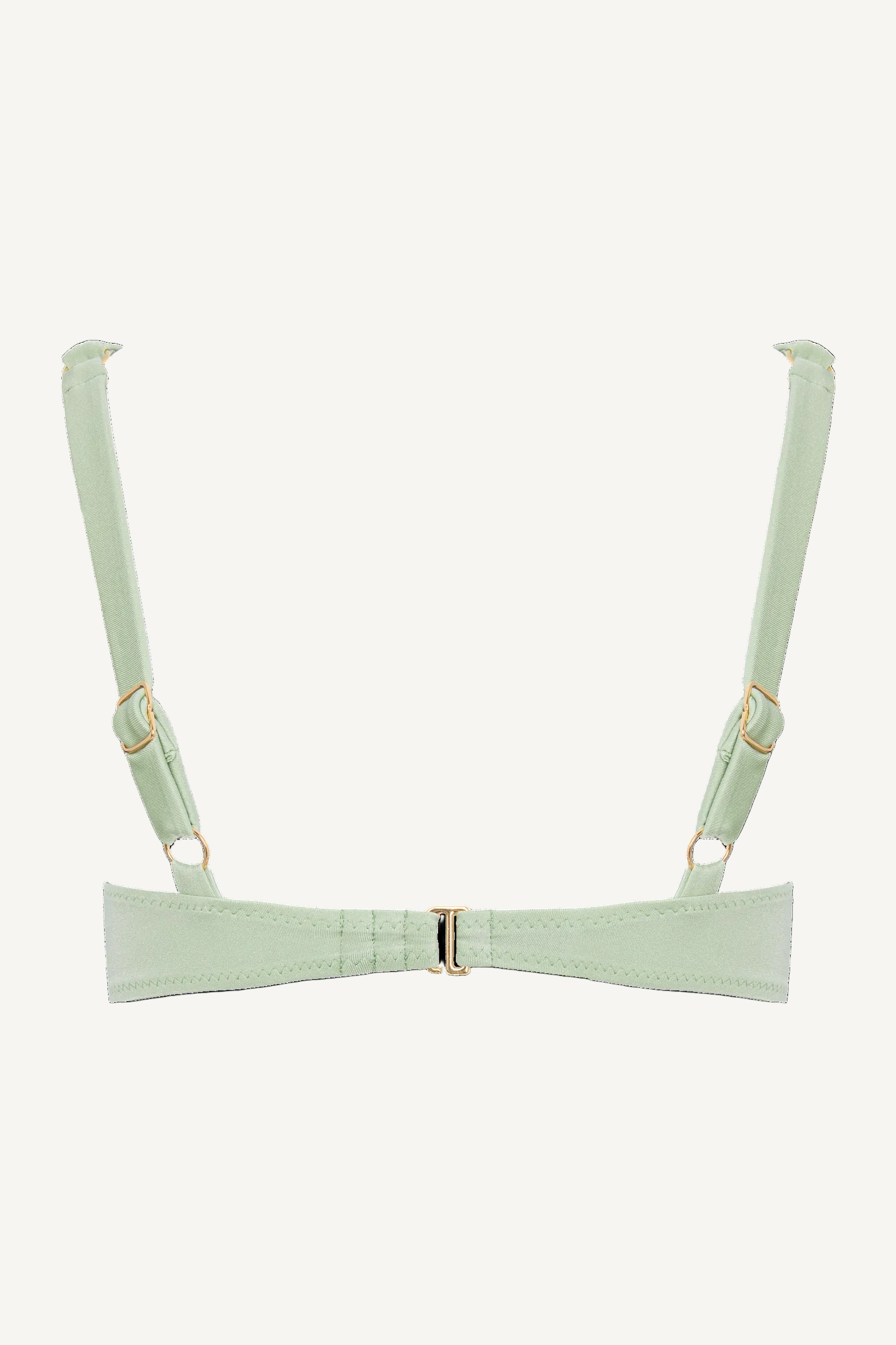 Sutien de baie cu armătură Sage Green- Verde Pal