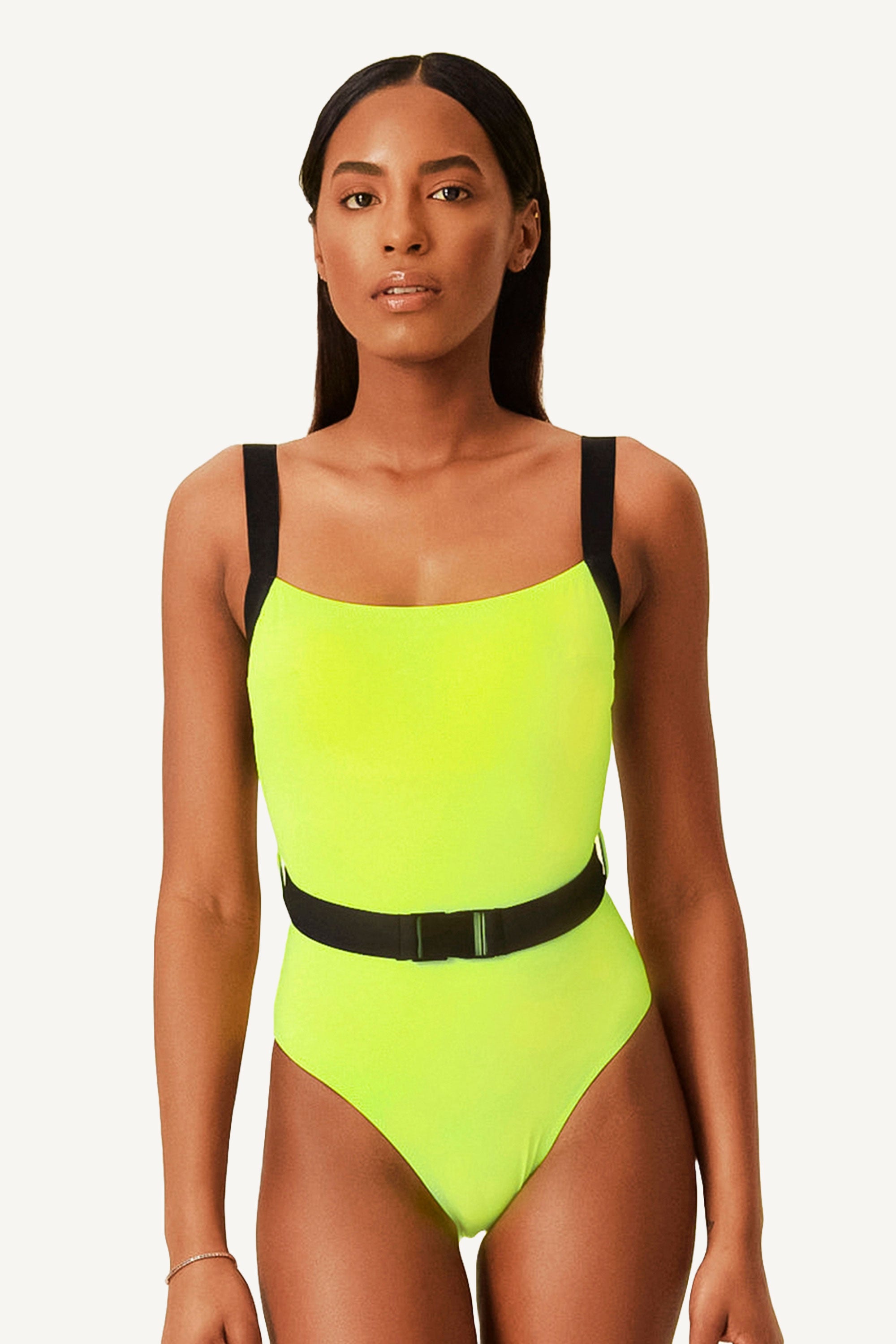 Costum de baie întreg Miami Galben Neon