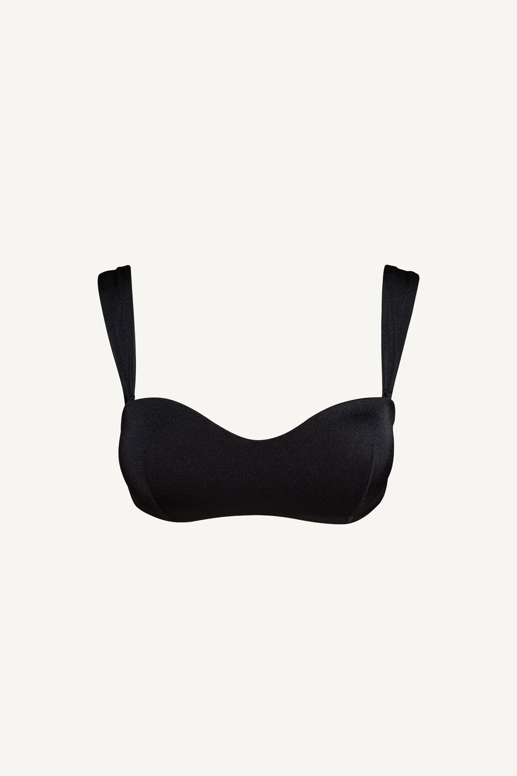 Sutien de baie Bandeau Negru Onix