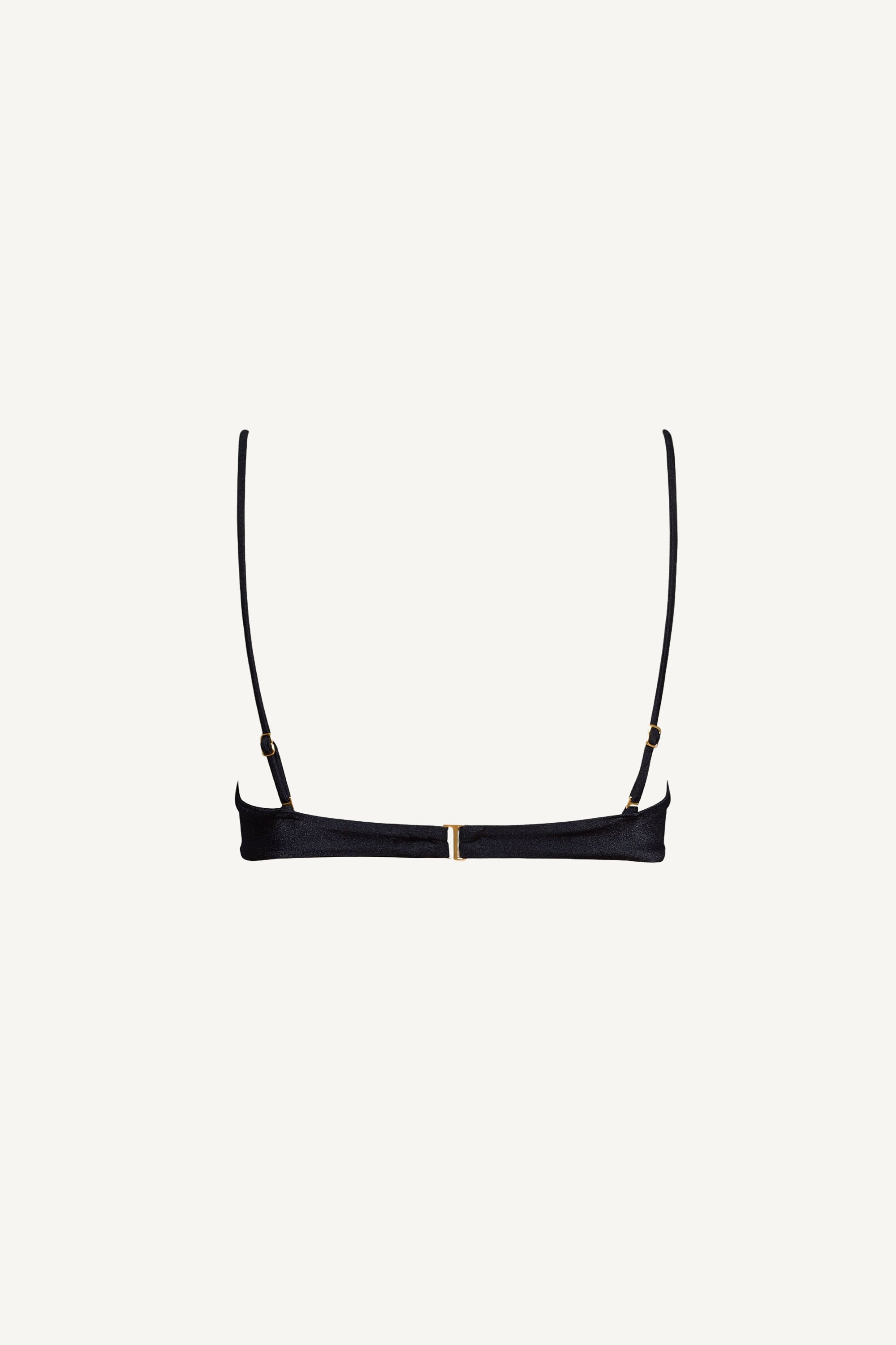 Sutien de baie Monowire cu susținere unică Negru Onix