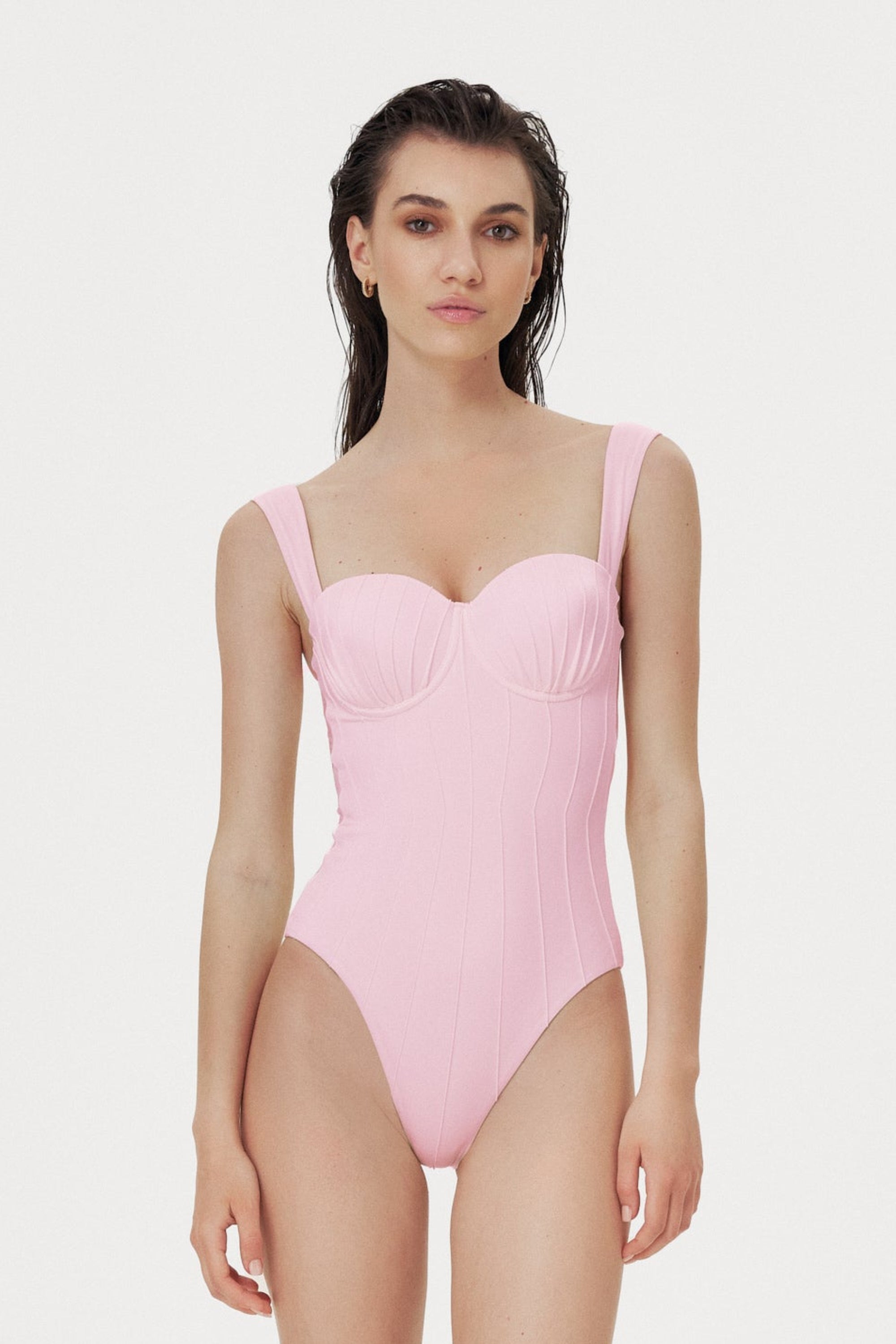 Pink Dreams Coquillage Balconette One Piece