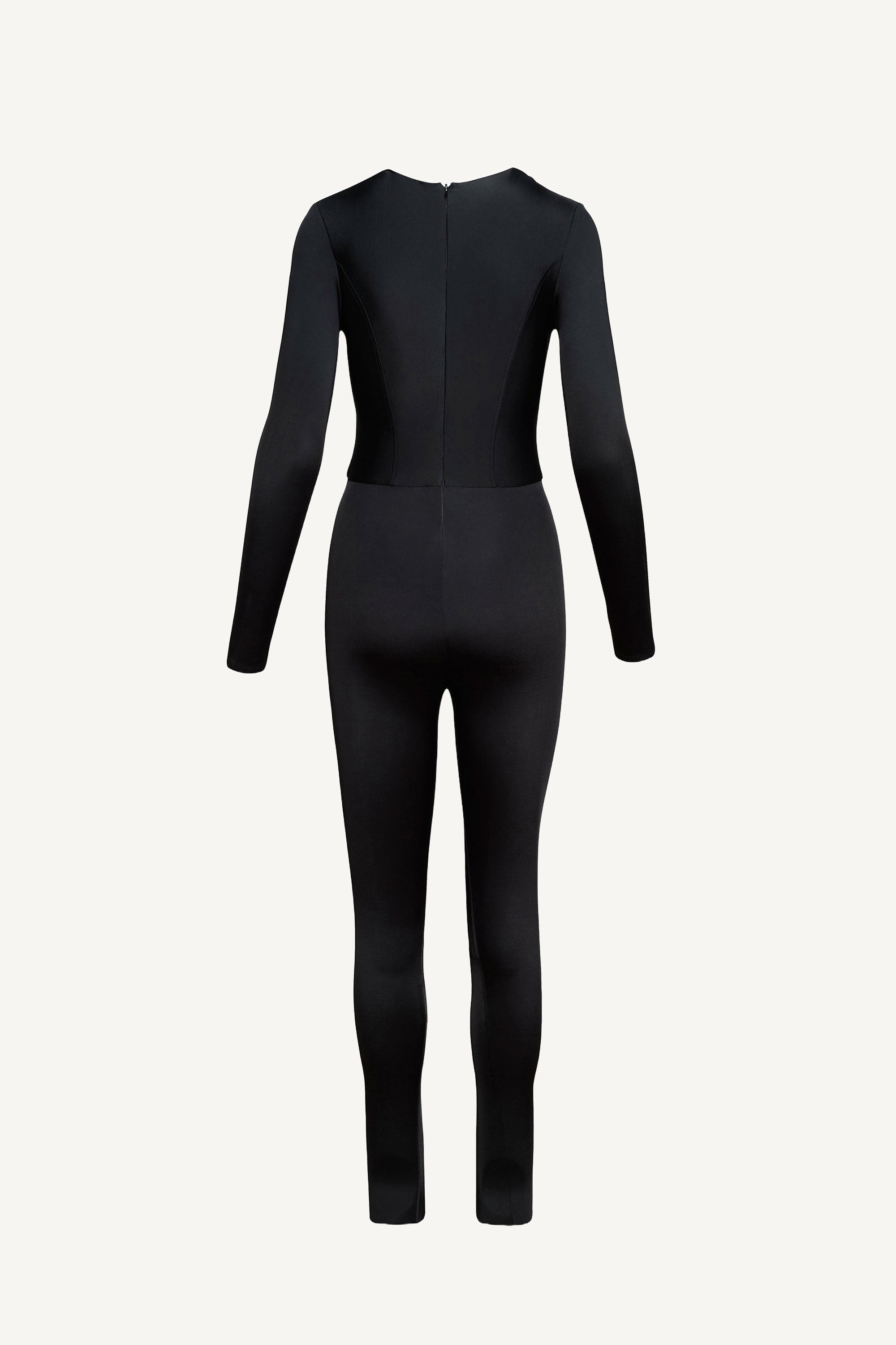 Salopetă cu mânecă lungă Royal Neagră