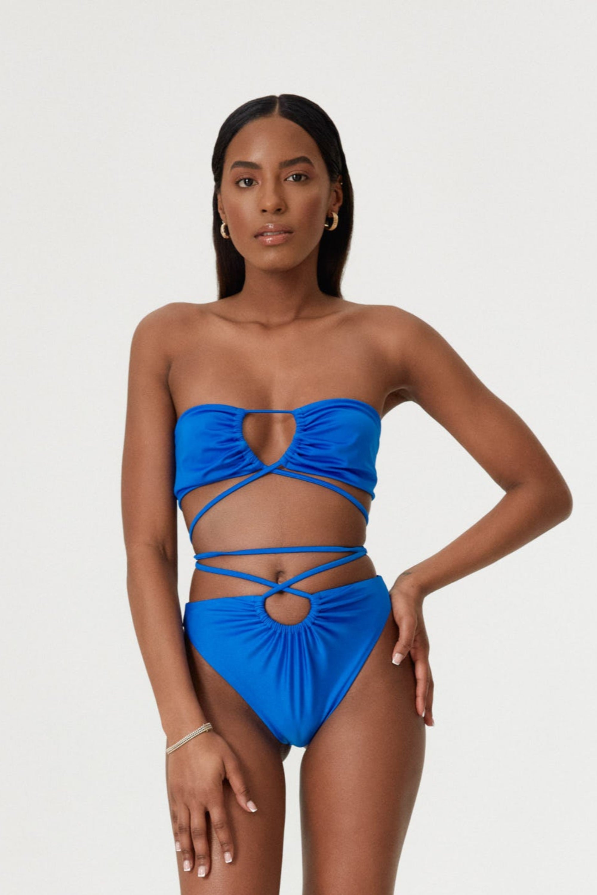 Slip de baie Infinity Albastru Safir