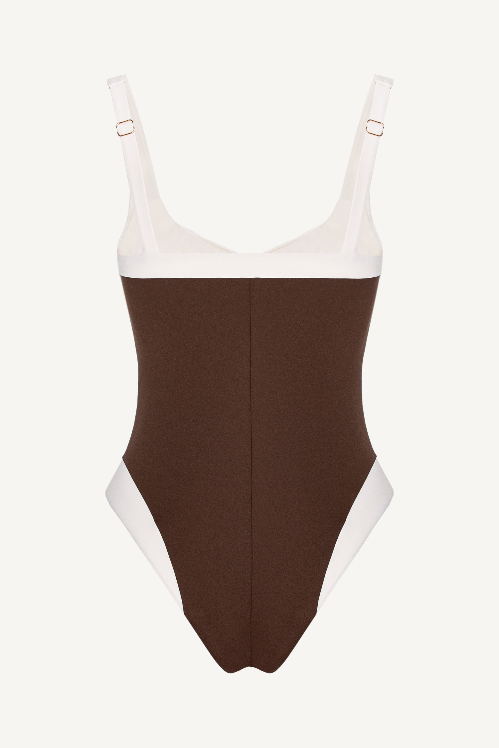 Adele Scoop Neck One-Piece Espresso