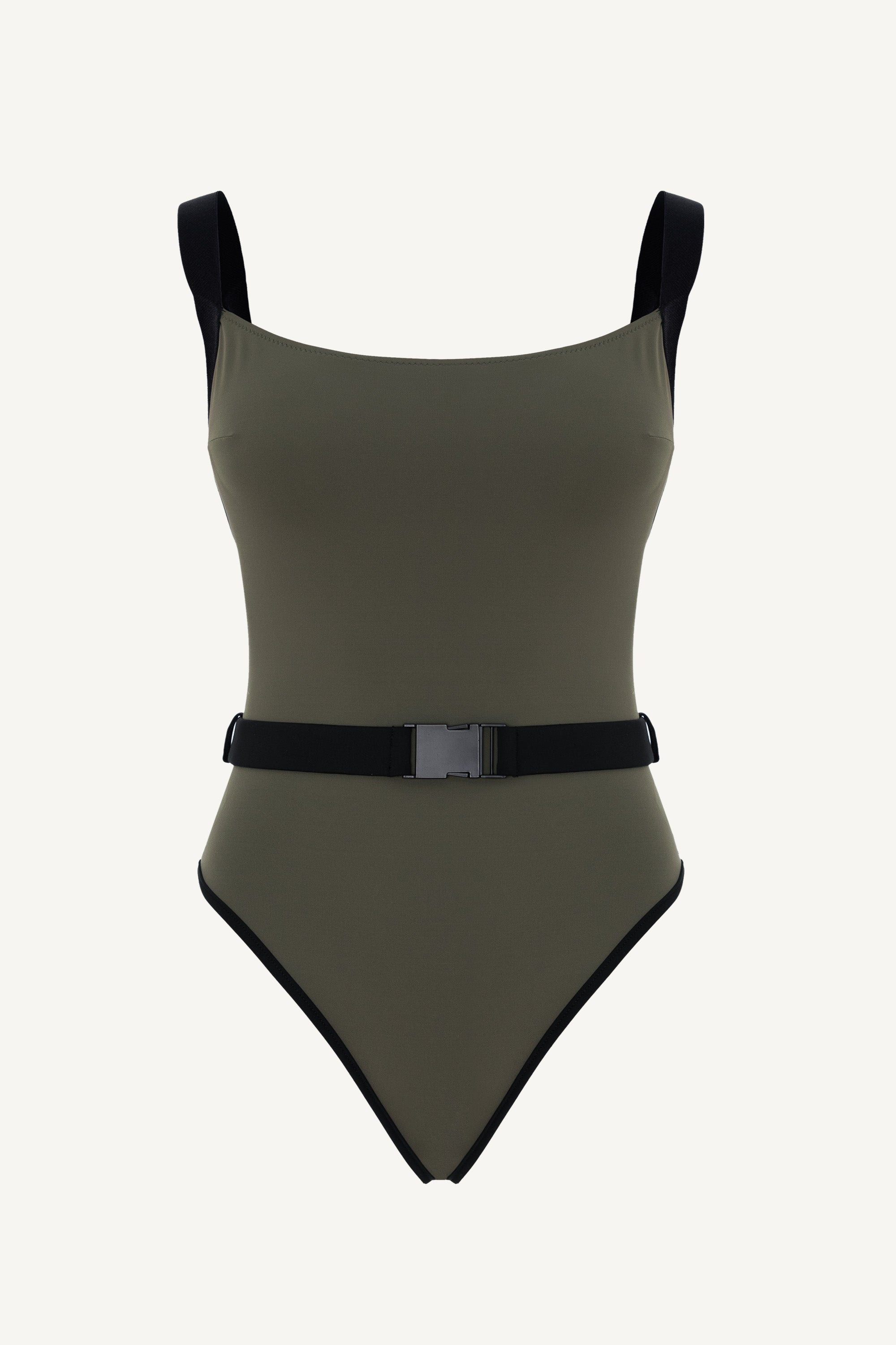 Costum de baie întreg Miami Verde Khaki