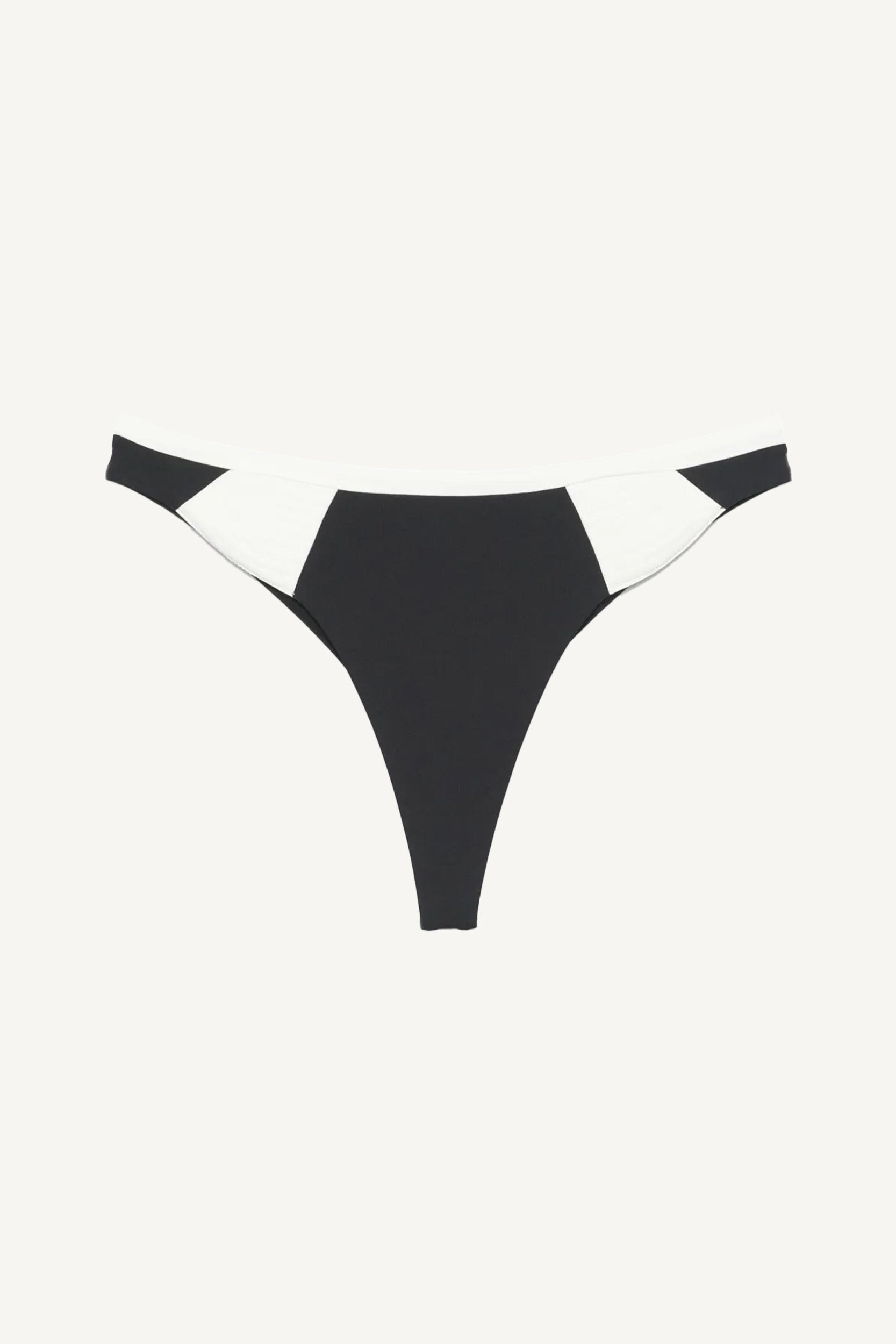 Slip de baie Tanga Noa Negru