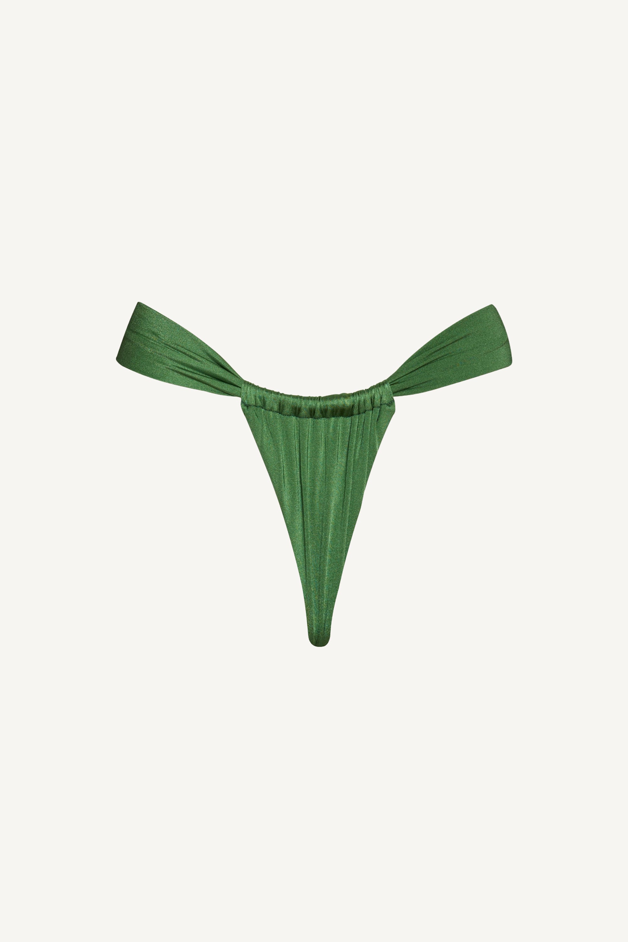 Forest Green Cheeky Ruched Bottom