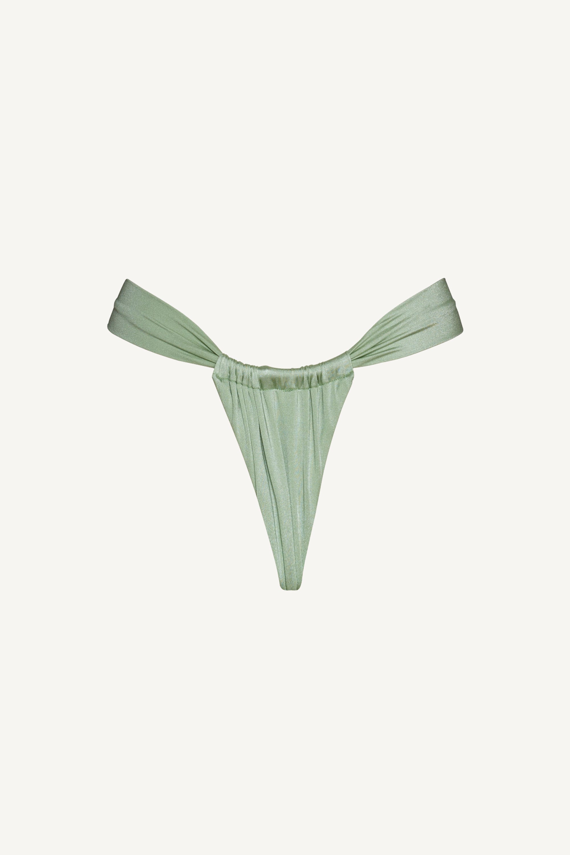 Sage Green Cheeky Ruched Bottom