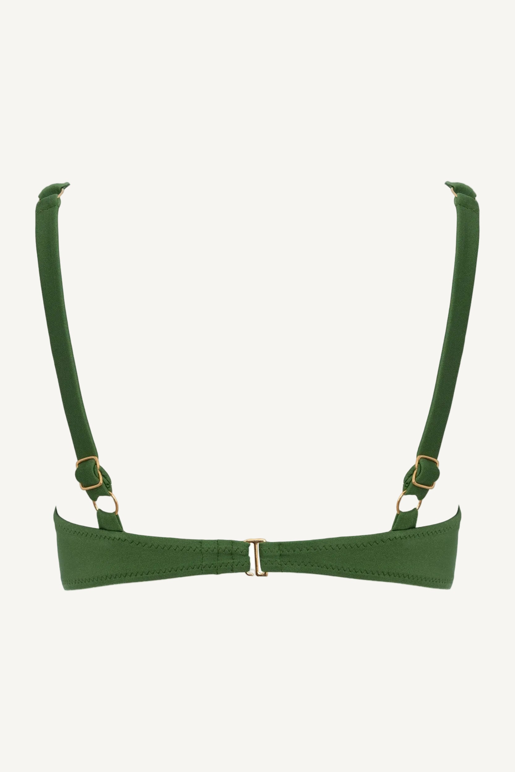 Sutien de baie cu armătură Verde Închis - Forest Green 