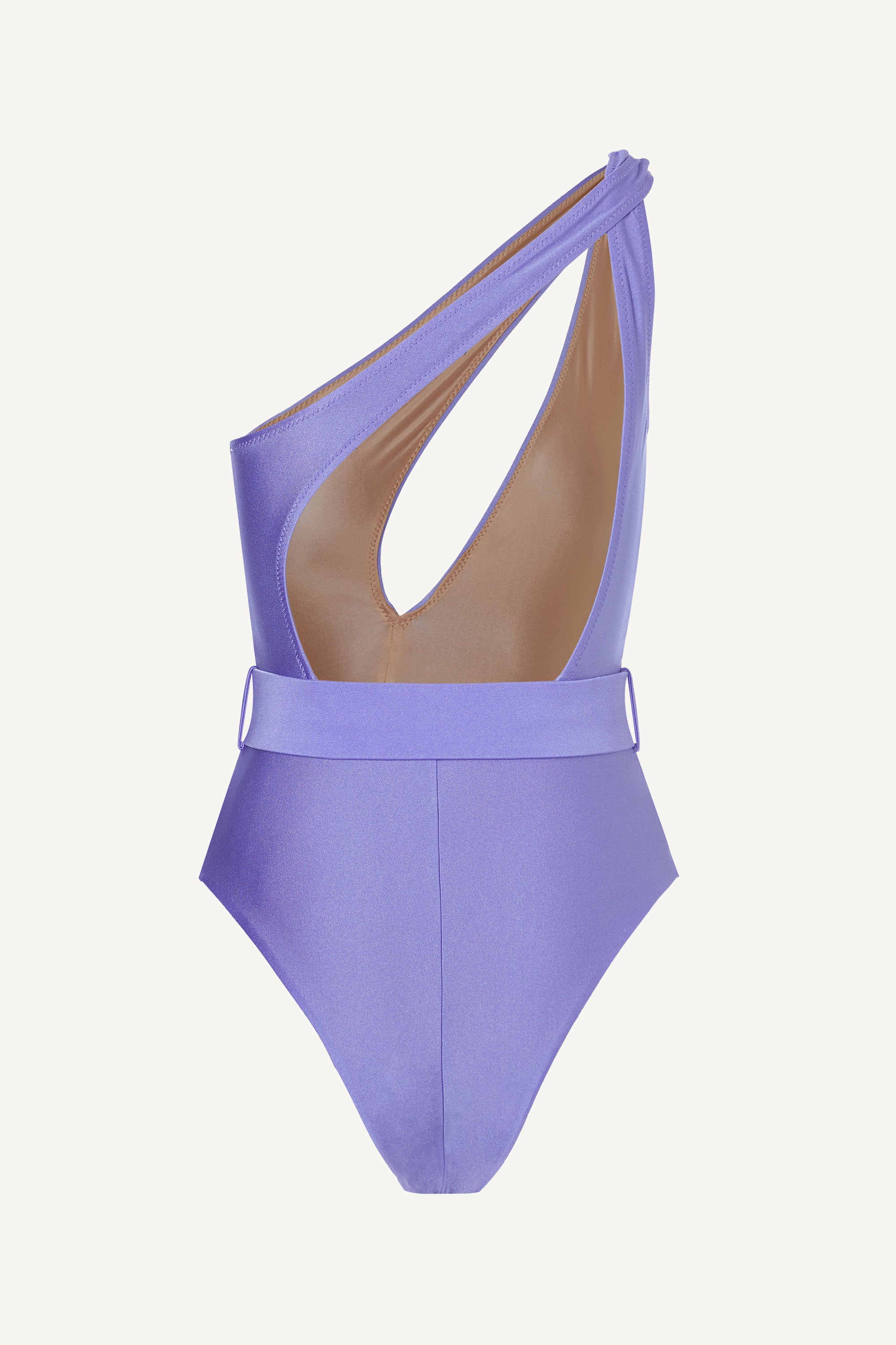 Amethyst One-Shoulder Swimsuit