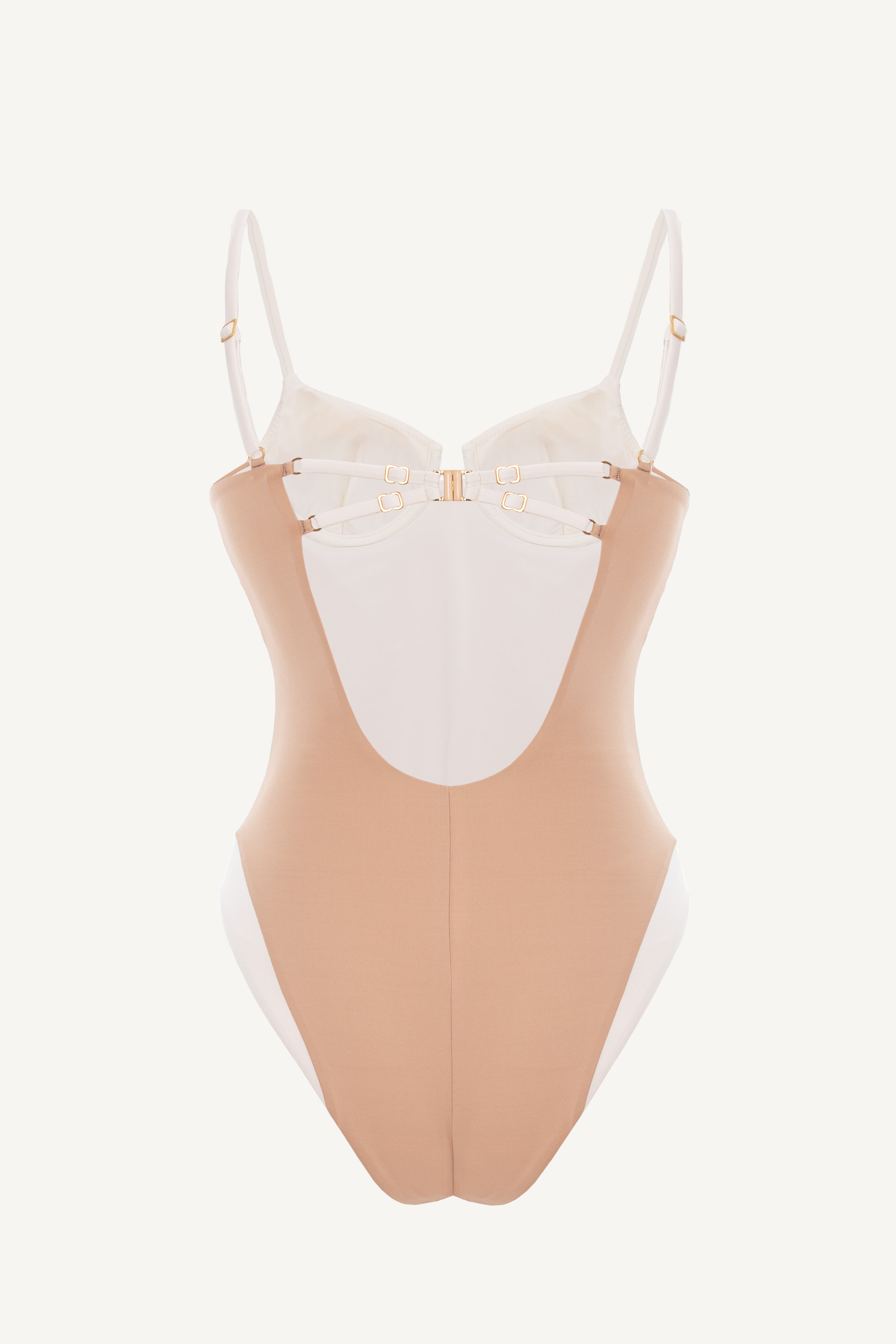 Celine Underwire One Piece Nude