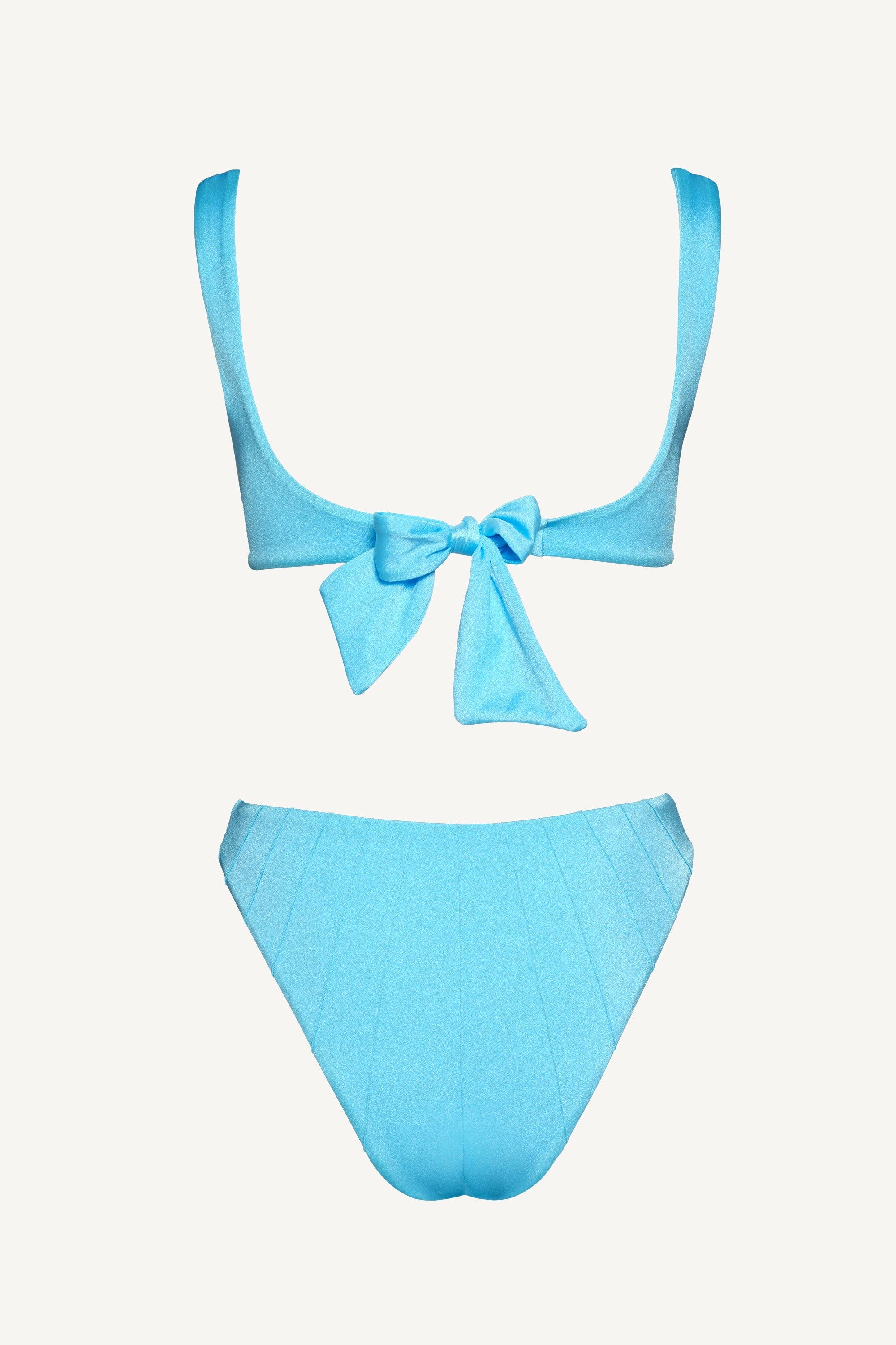 Baby Blue Coquillage Cut-Out One Piece