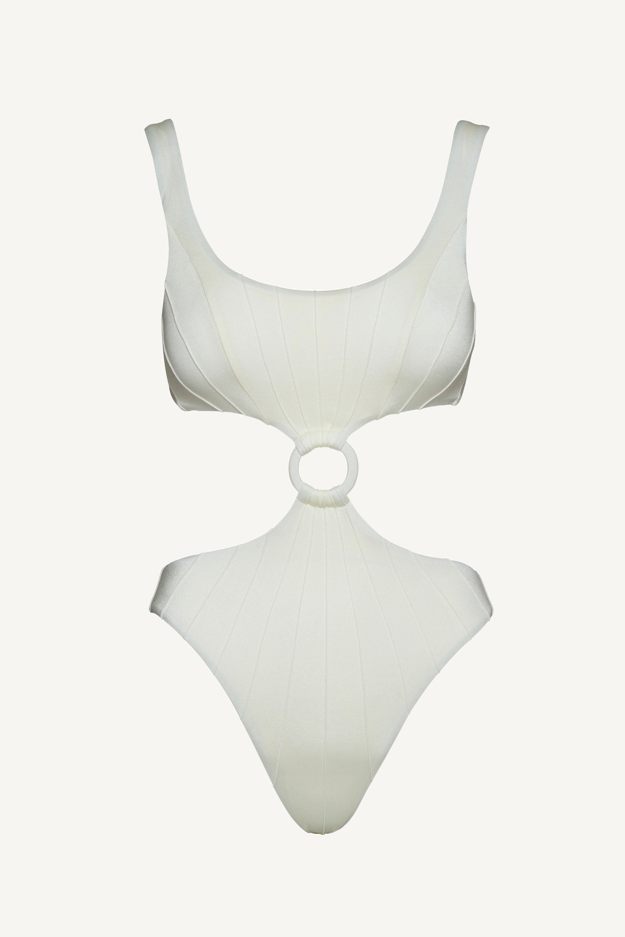 Pearl Coquillage Cut-Out One Piece