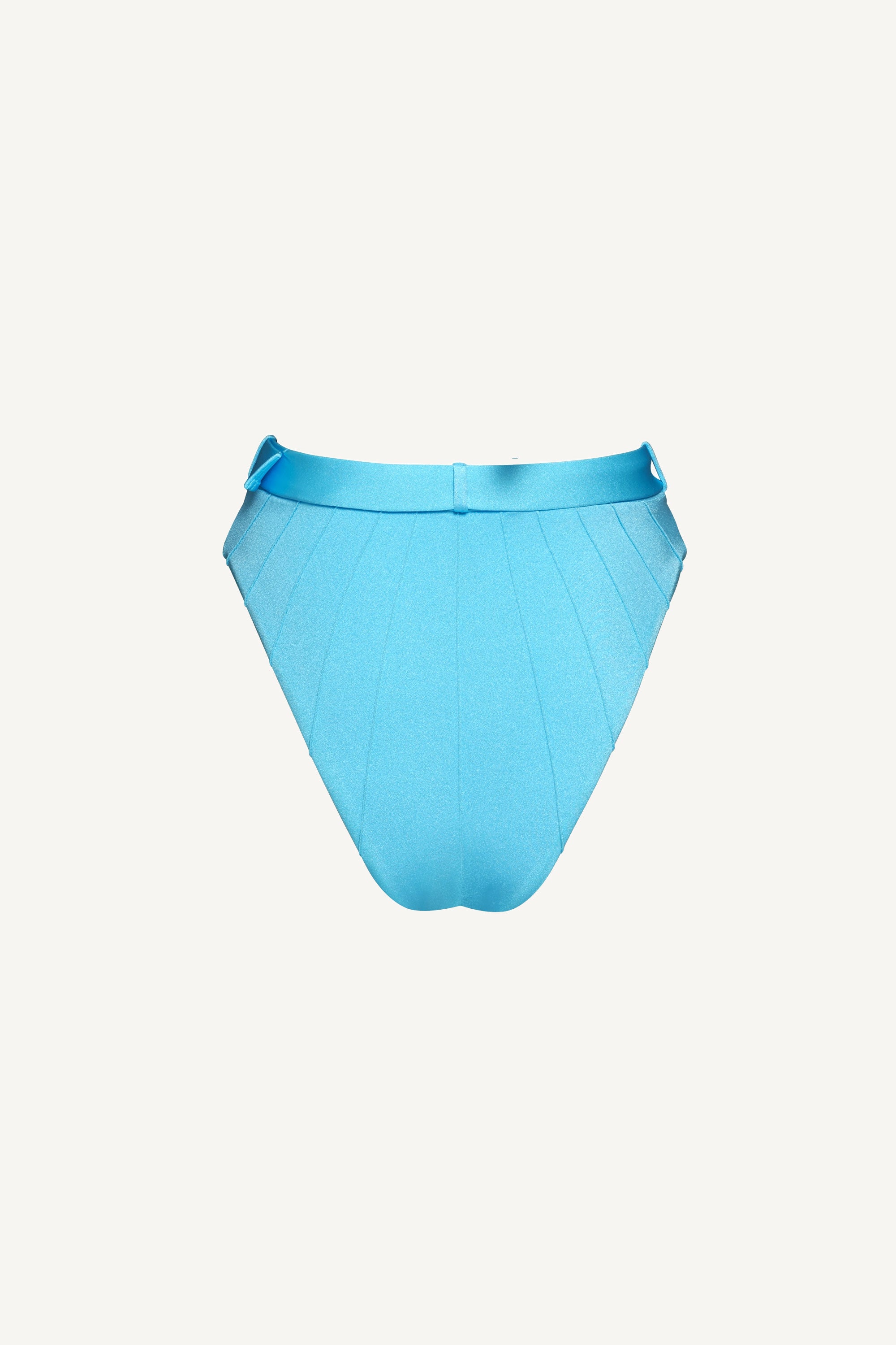 Baby Blue Coquillage High Waist Bikini Bottom