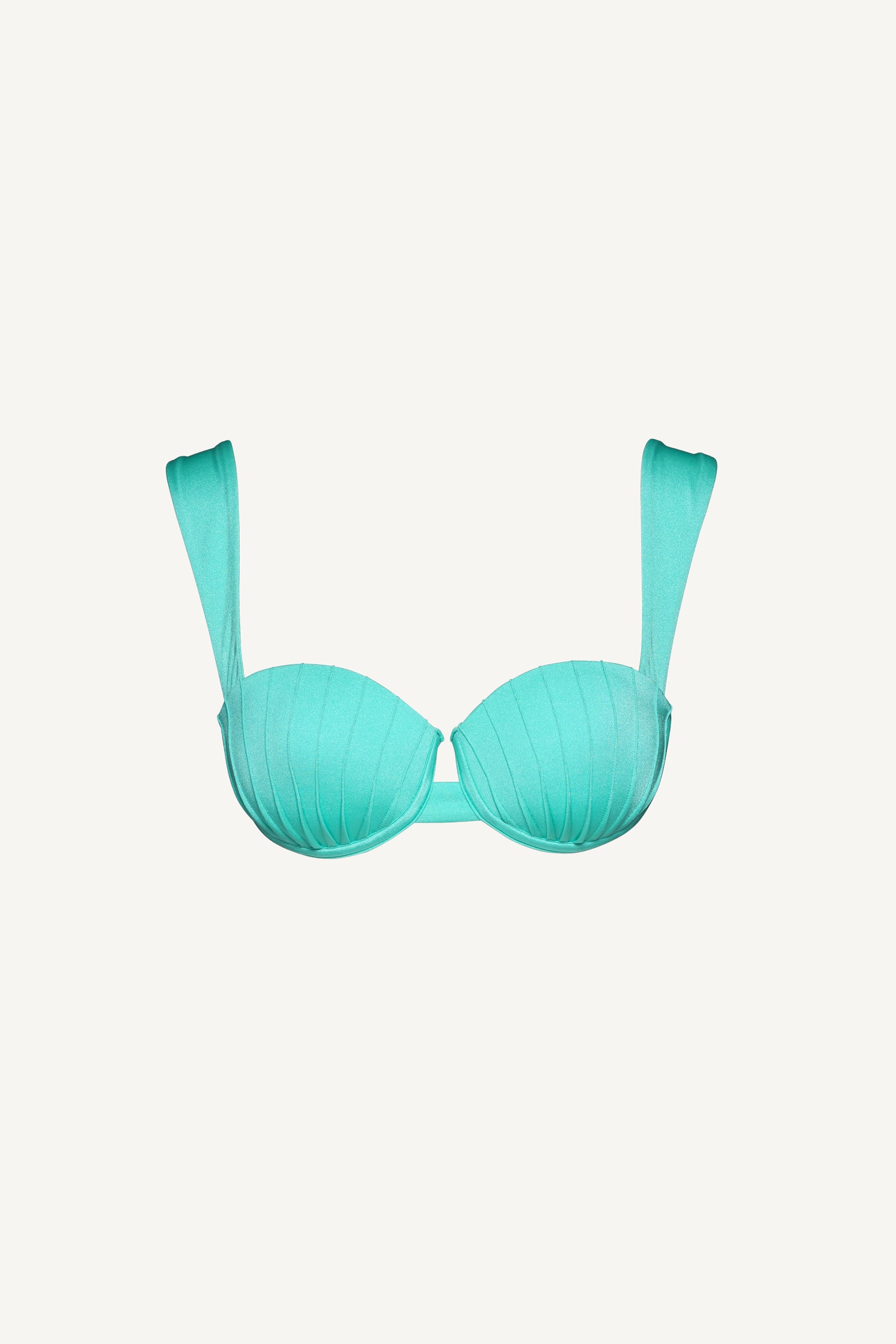 Turquoise Coquillage Balconette Top