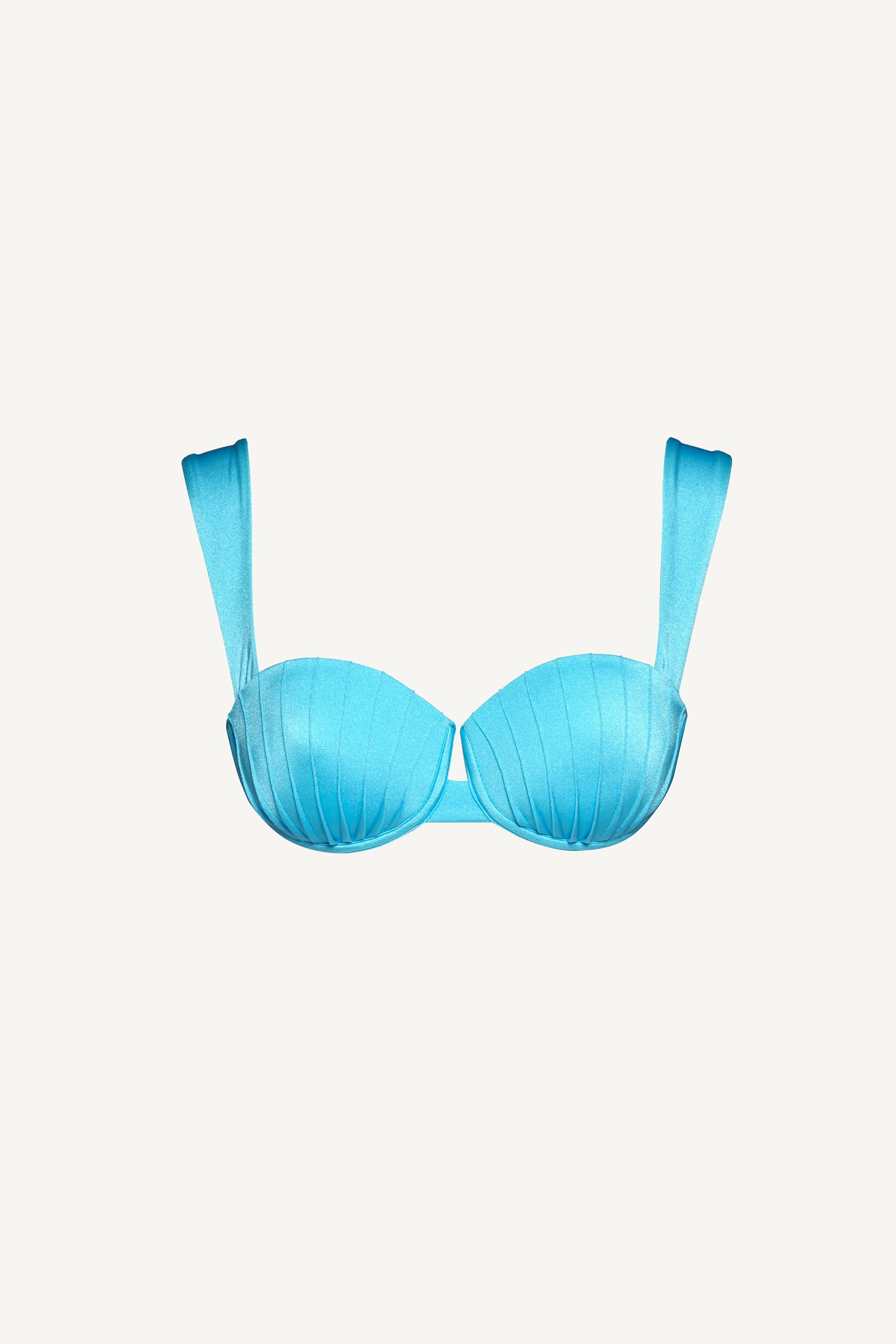 Baby Blue Coquillage Balconette Top