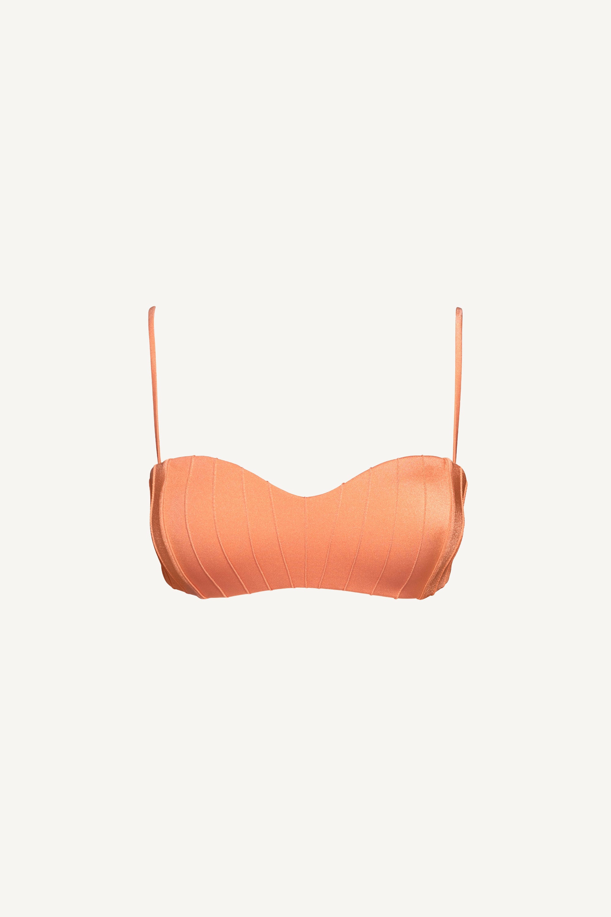 Orange Coquillage Bandeau Top