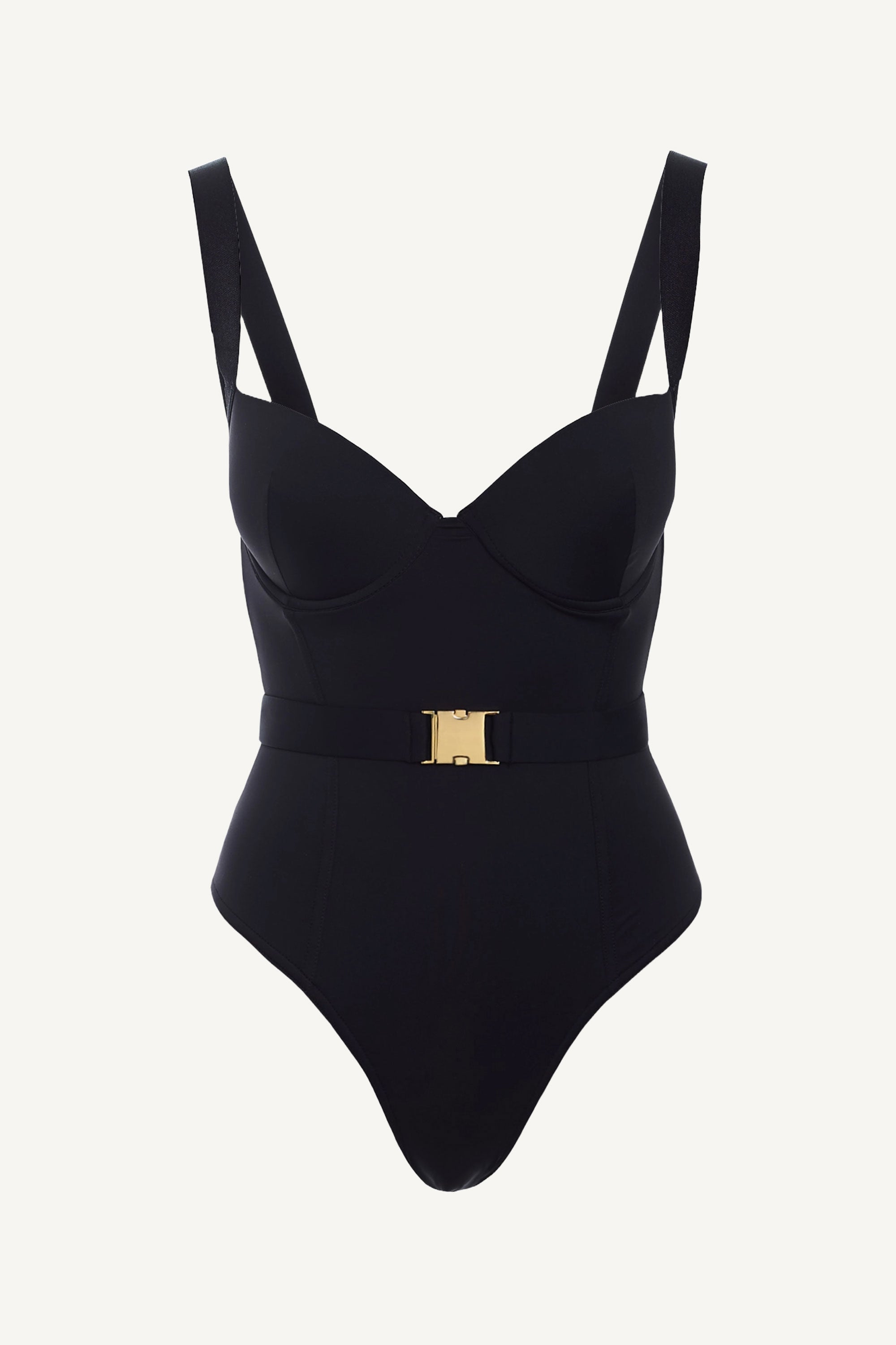 Black Push-Up One Piece