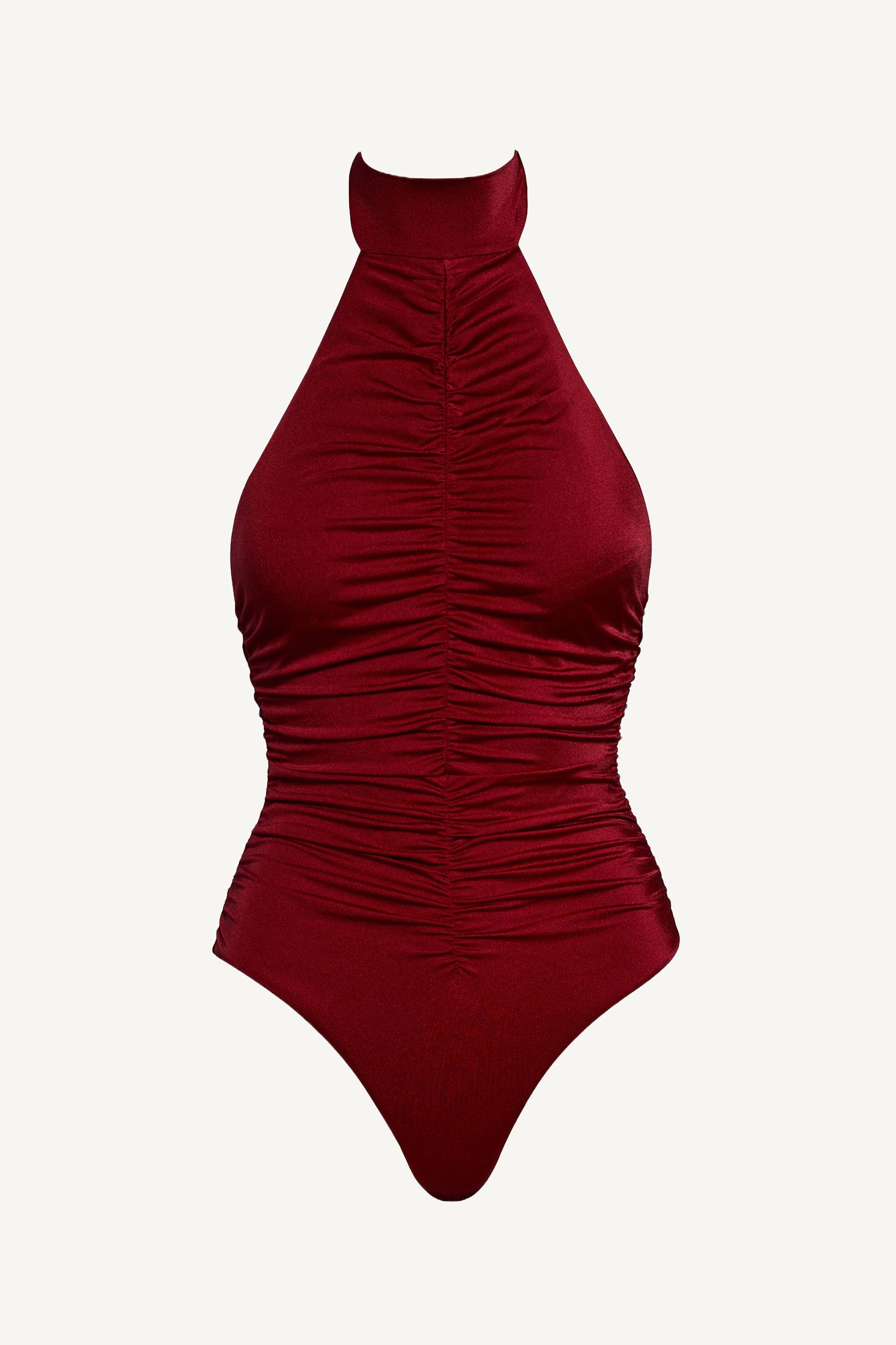 Ruby Ruched Halter Neck One Piece