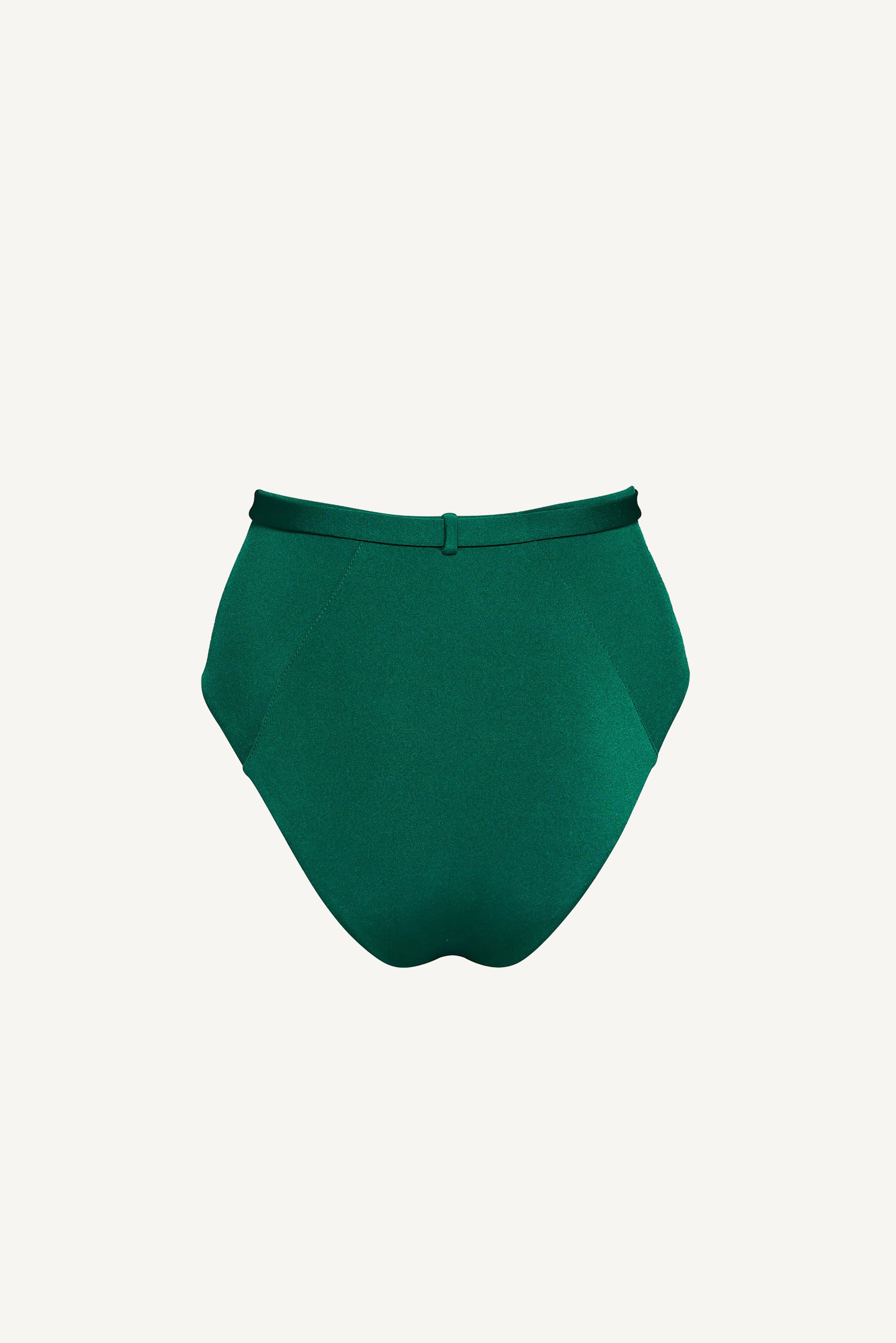 Emerald Green Classic High Waist Bottom