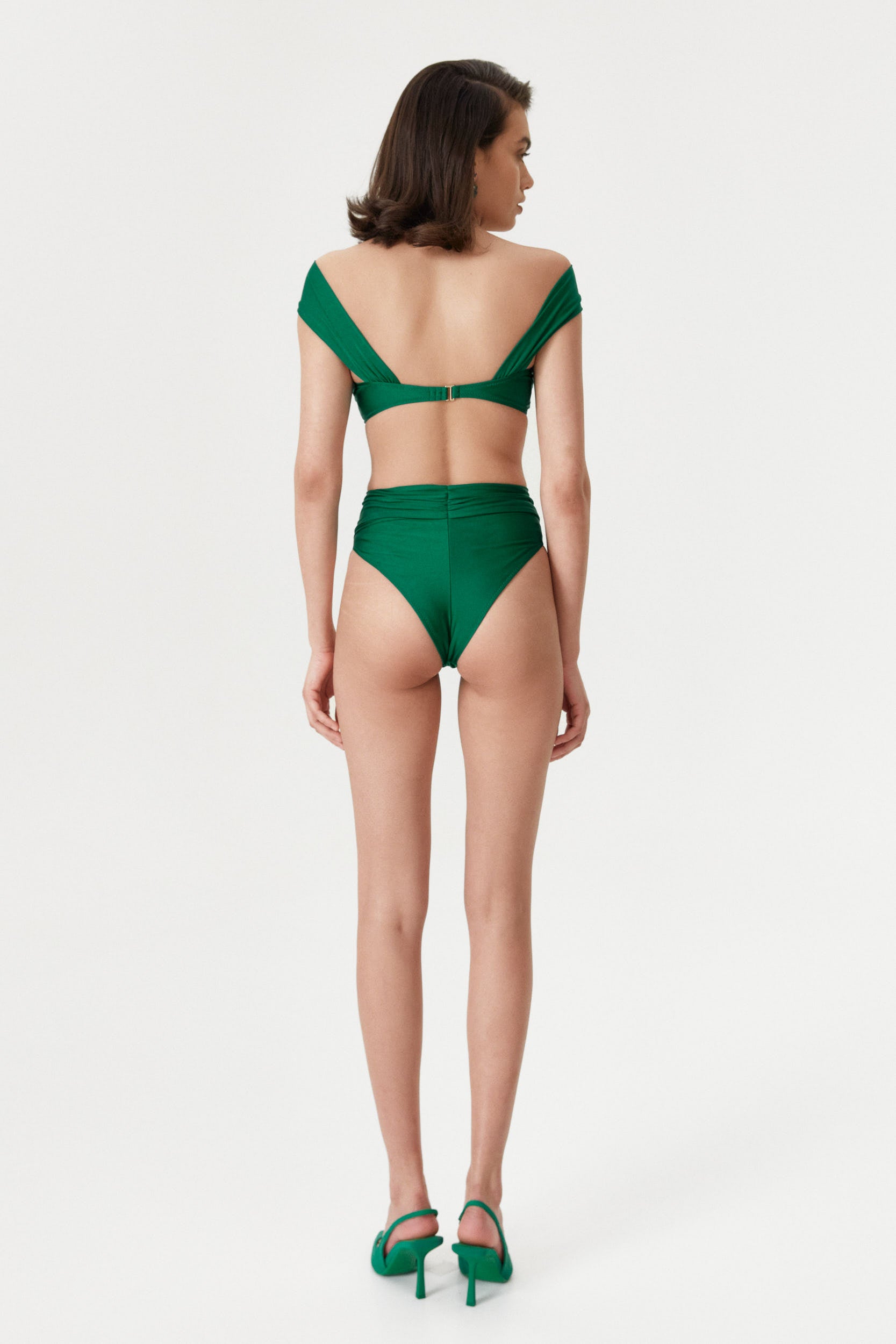 Emerald Papillon High Waist Bottom