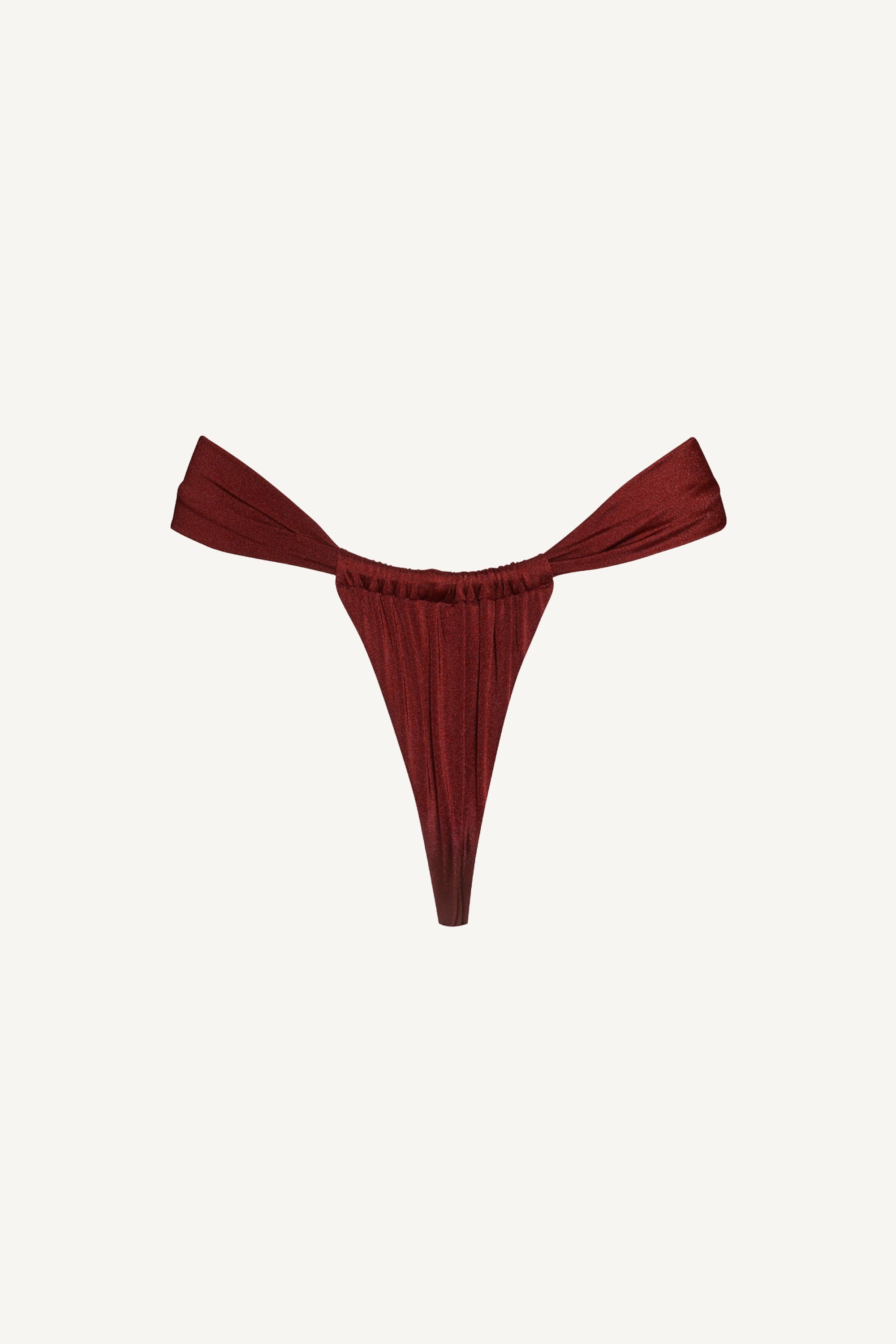 Mahogany Cheeky Ruched Bottom