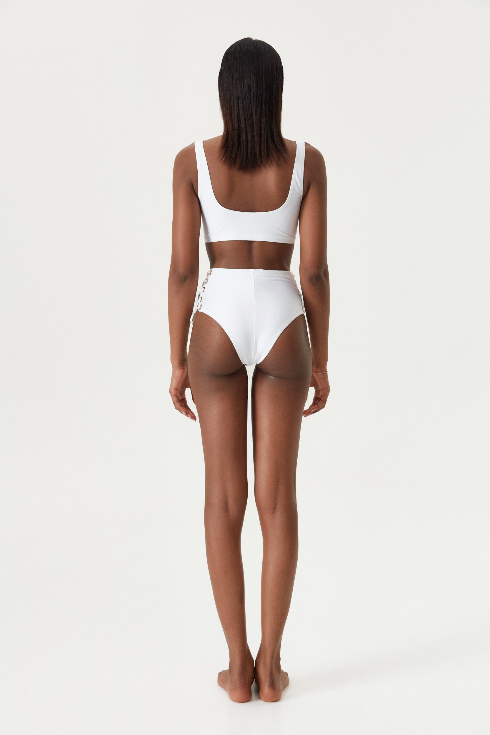 Moonstone Tie Side High Waist Bottom