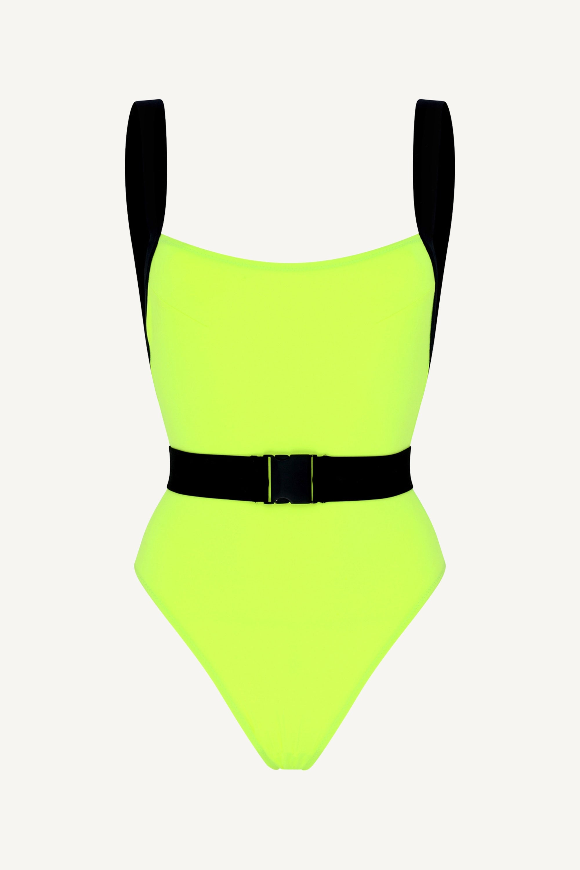 Neon Yellow Miami One Piece