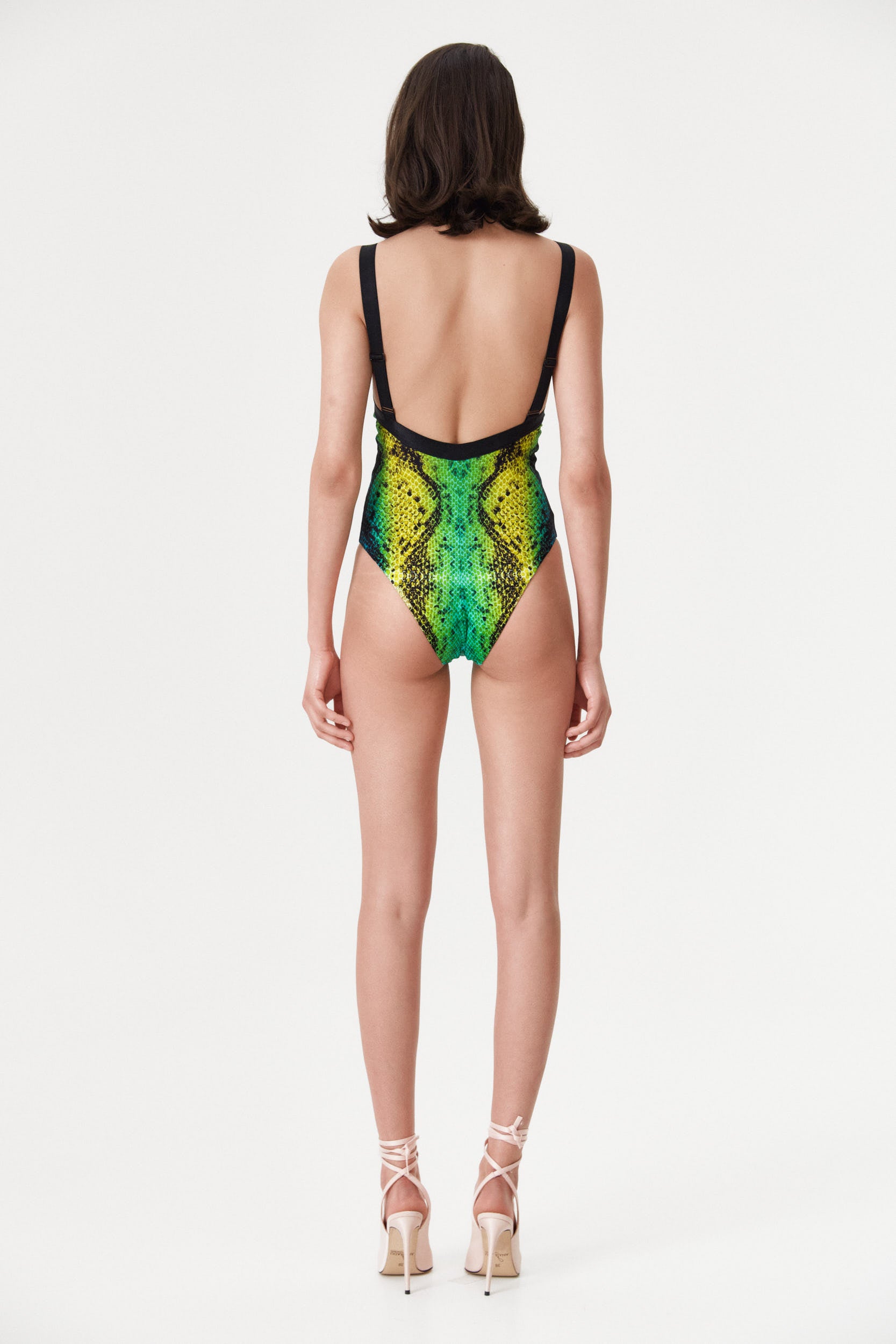 Green Snake Push-Up One Piece