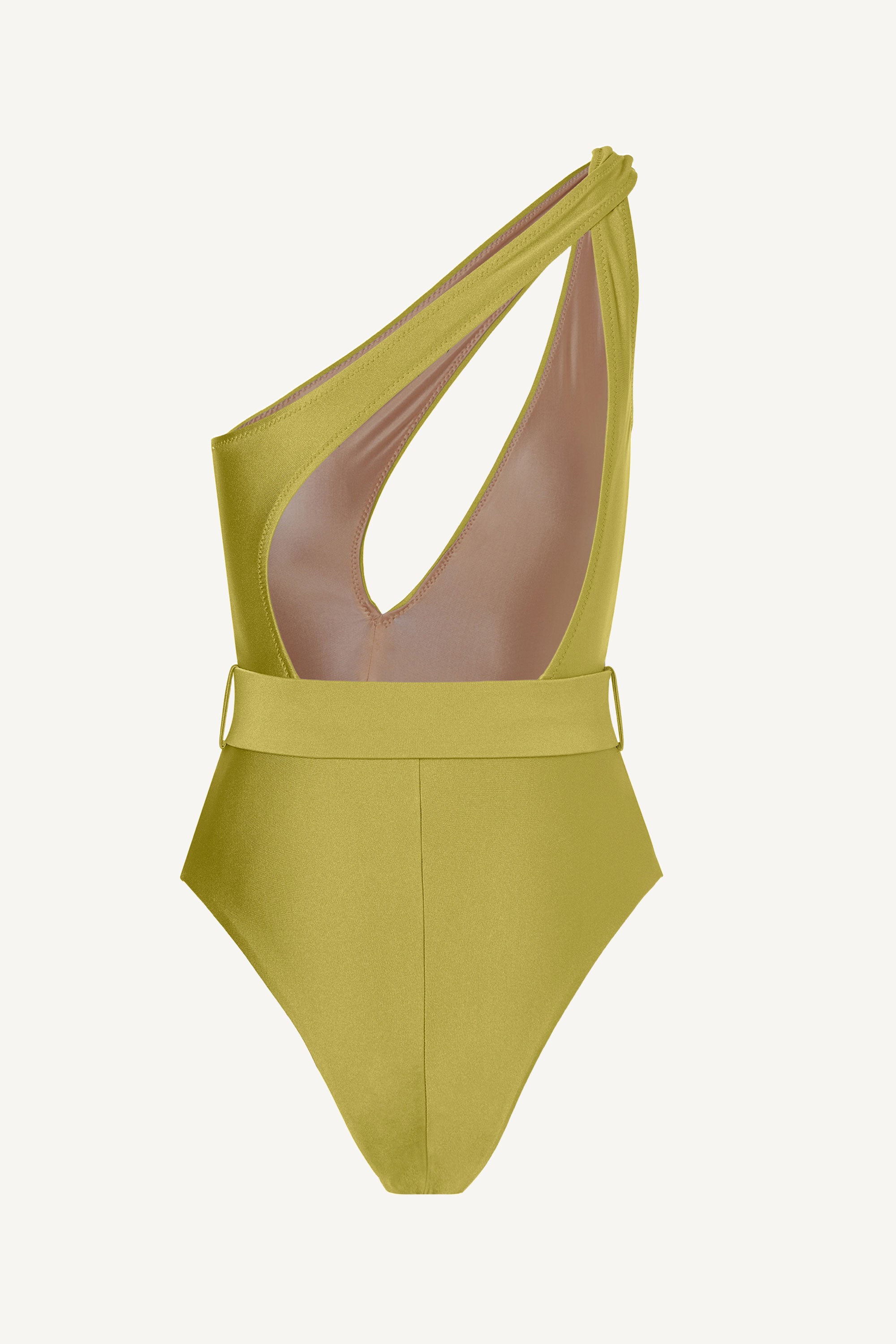 Peridot One-Shoulder Swimsuit