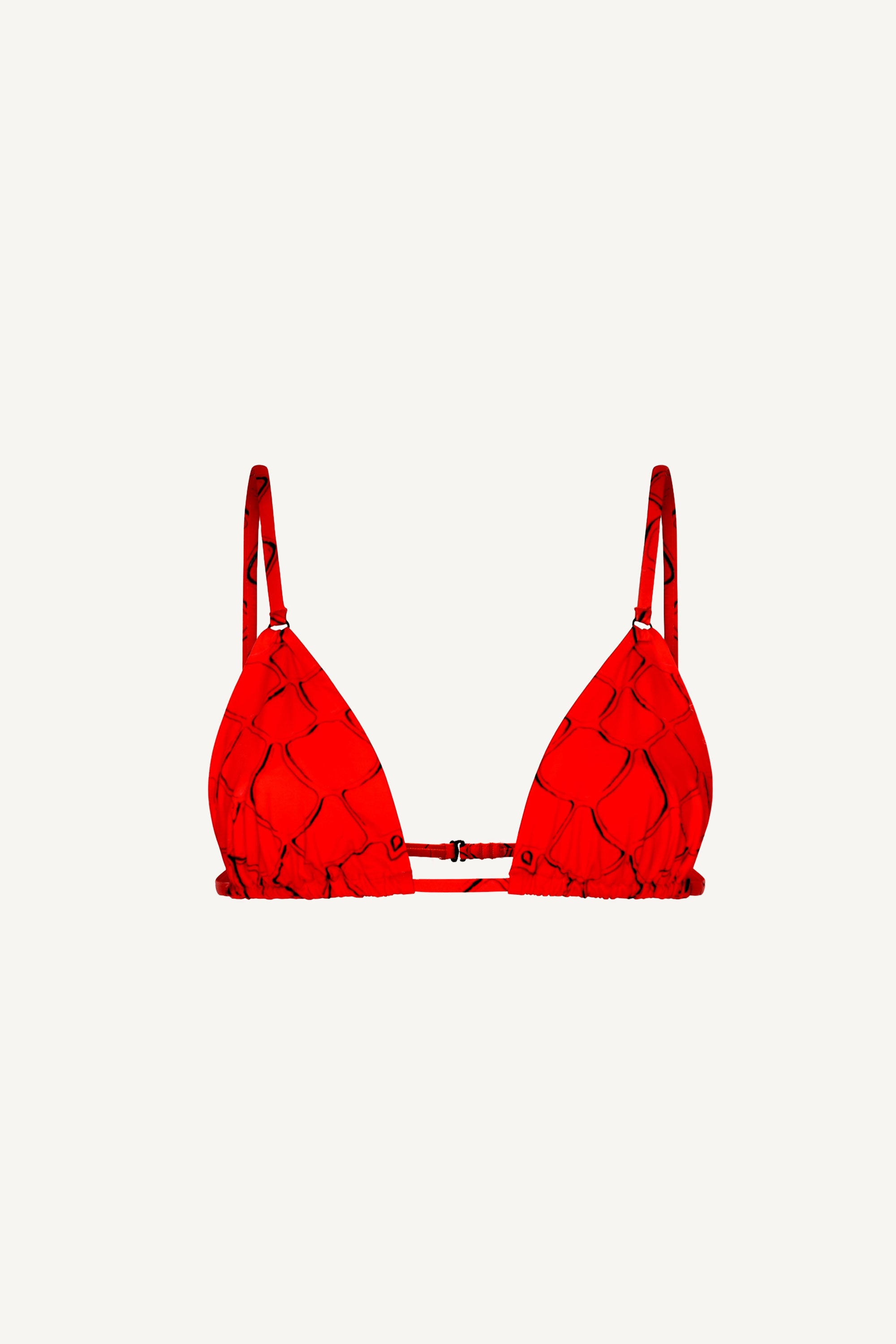 Red Snake Tanning Triangle Top