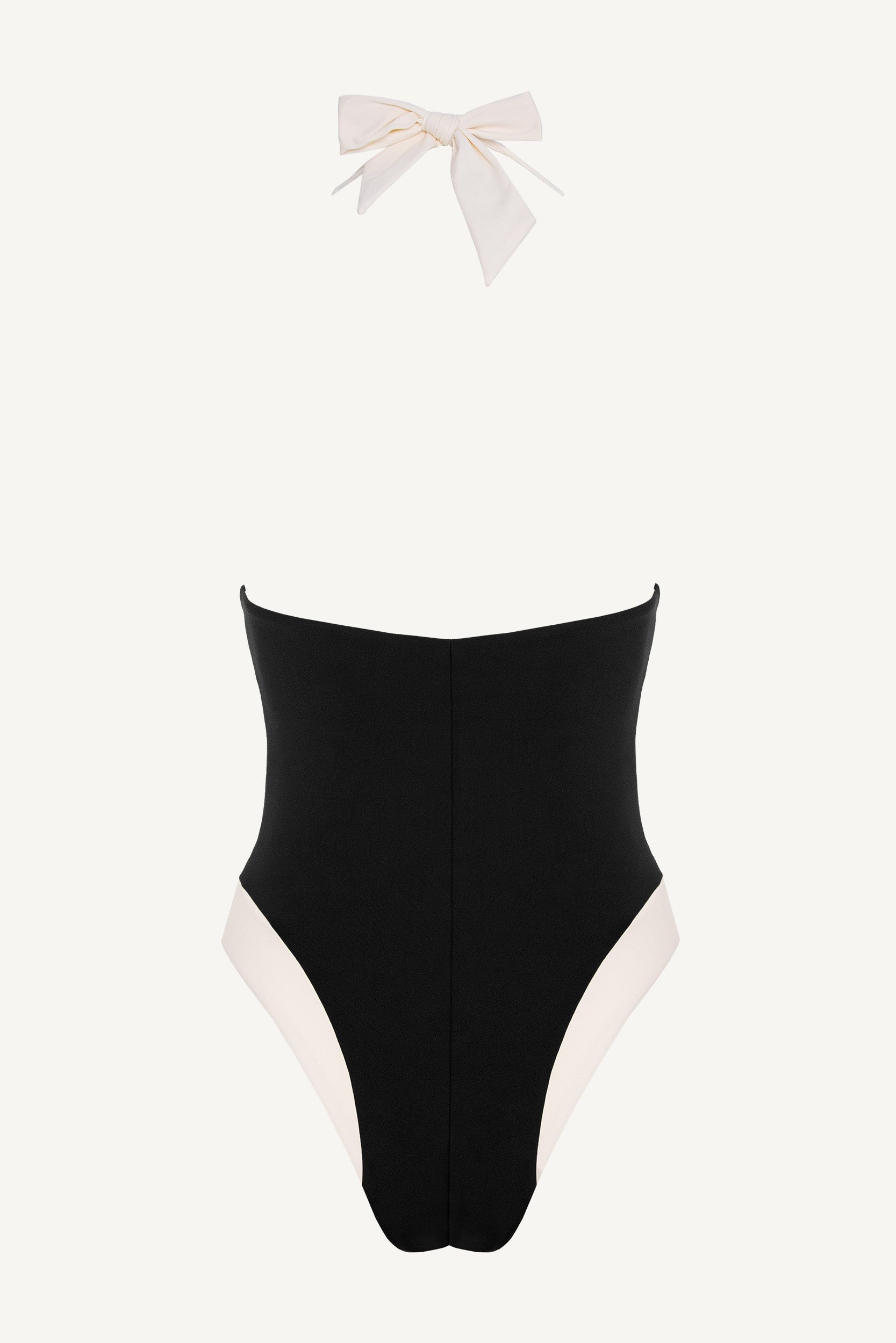 Sienna V One Piece Black Ivoire