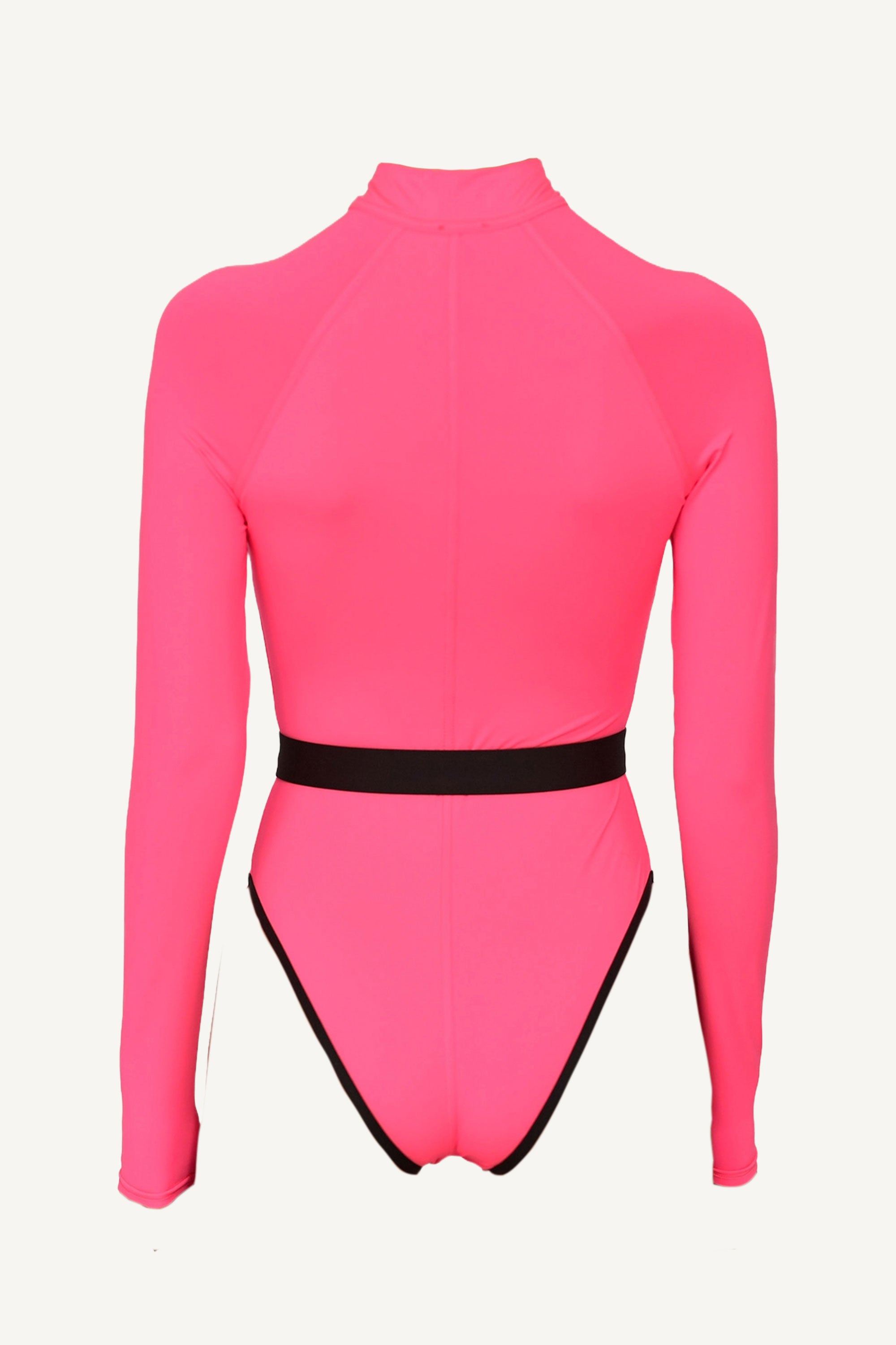 Surf-Up Neon Pink One Piece