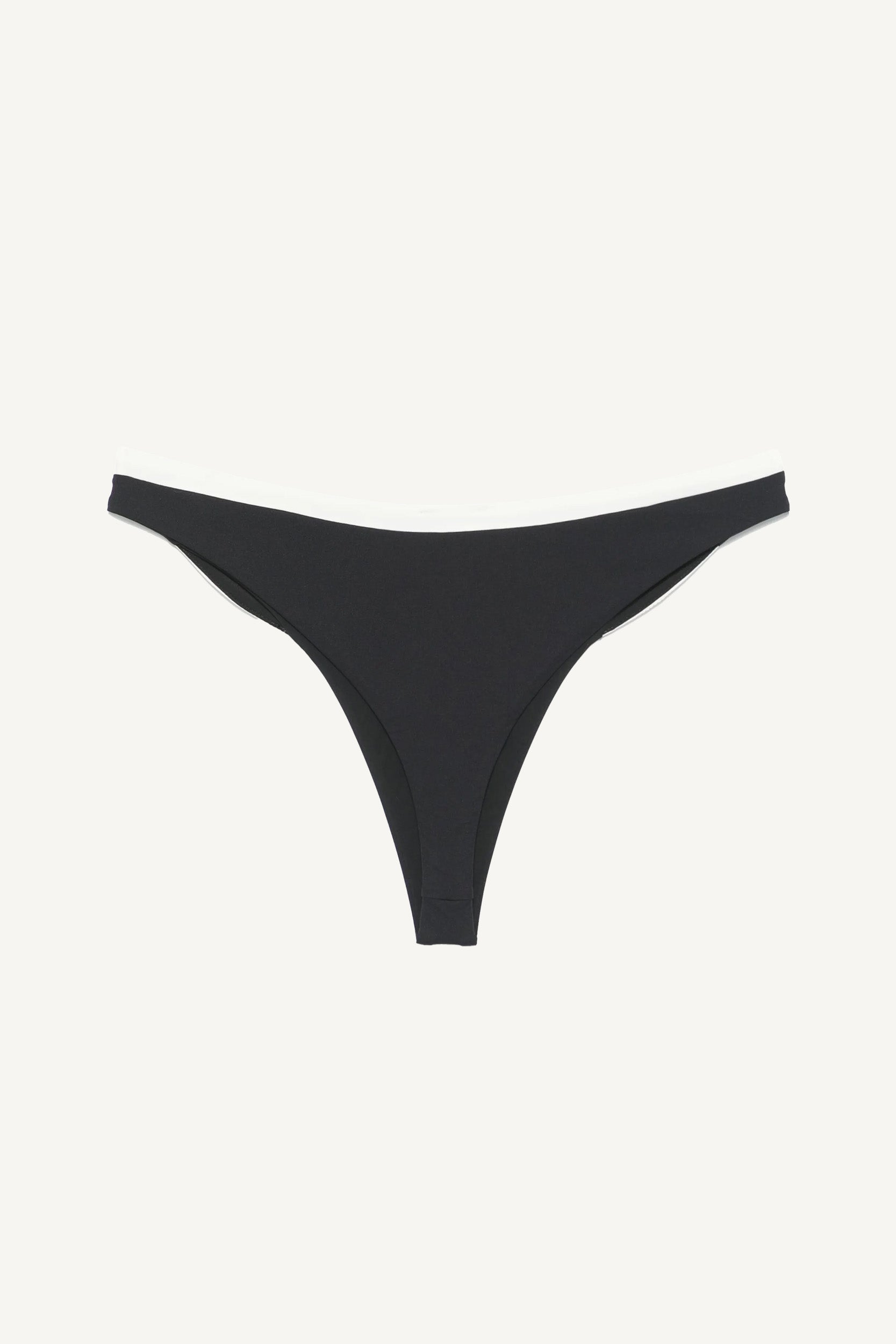 Slip de baie Tanga Noa Negru