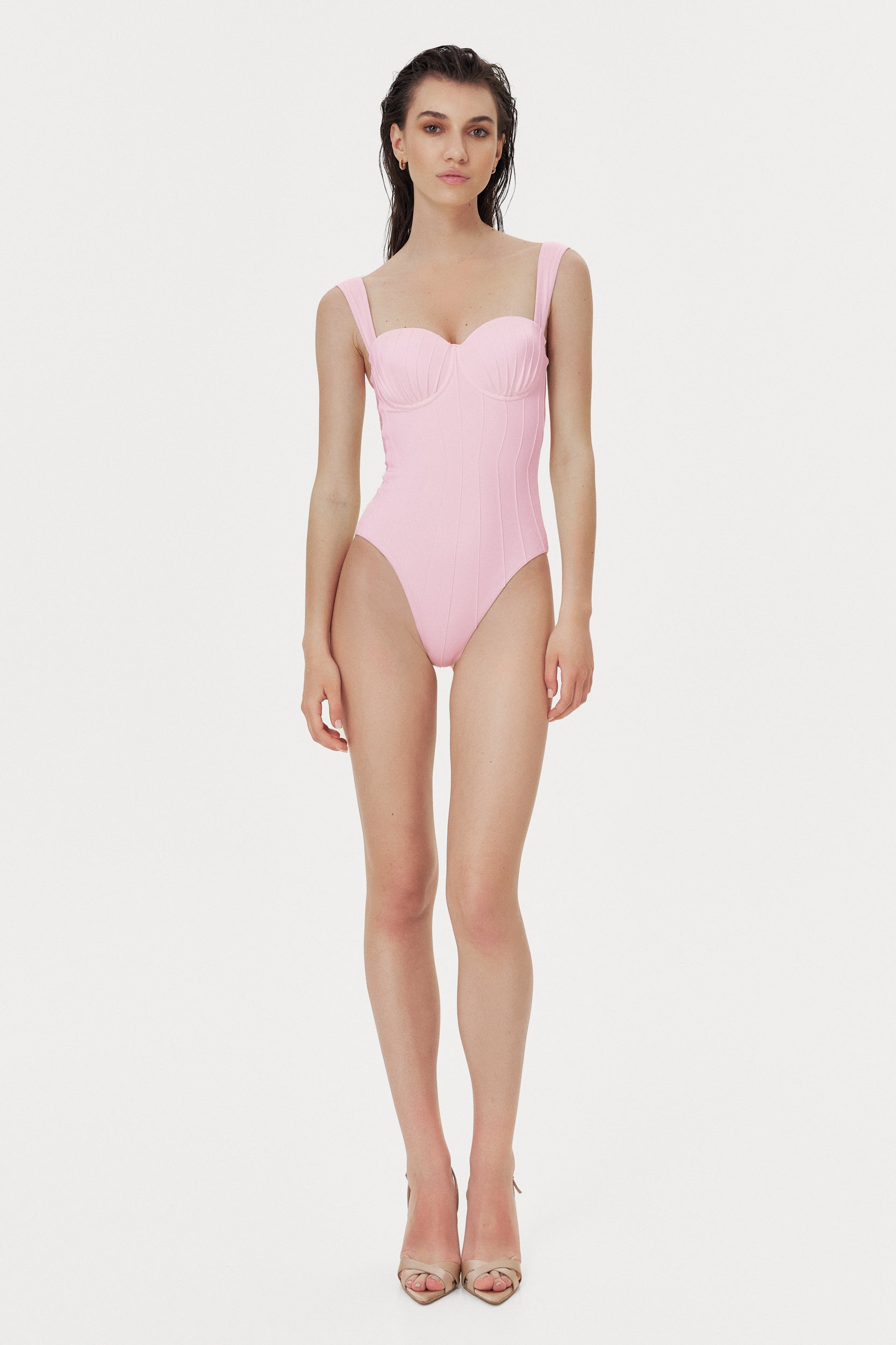 Pink Dreams Coquillage Balconette One Piece