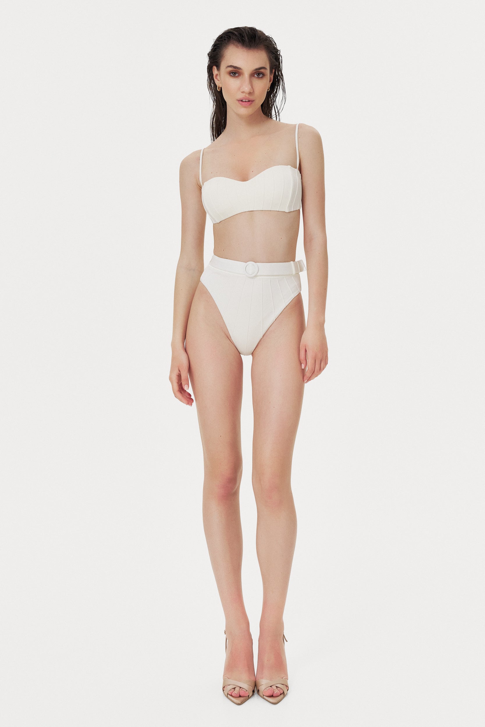 Pearl Coquillage High Waist Bikini Bottom