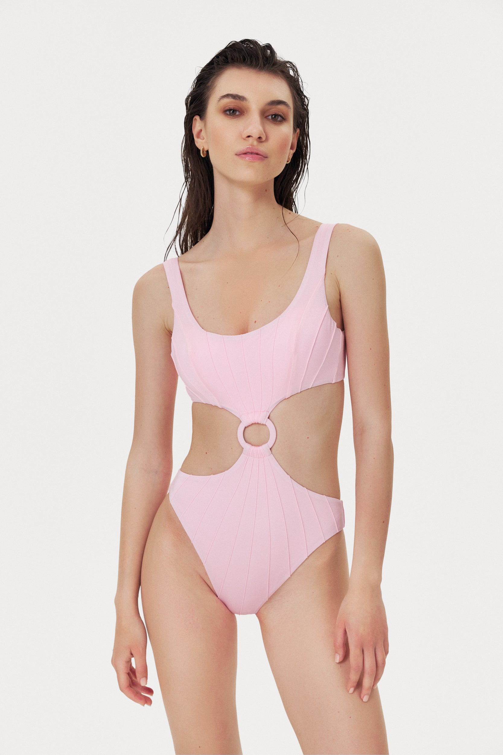 Pink Dreams Coquillage Cut-Out One Piece