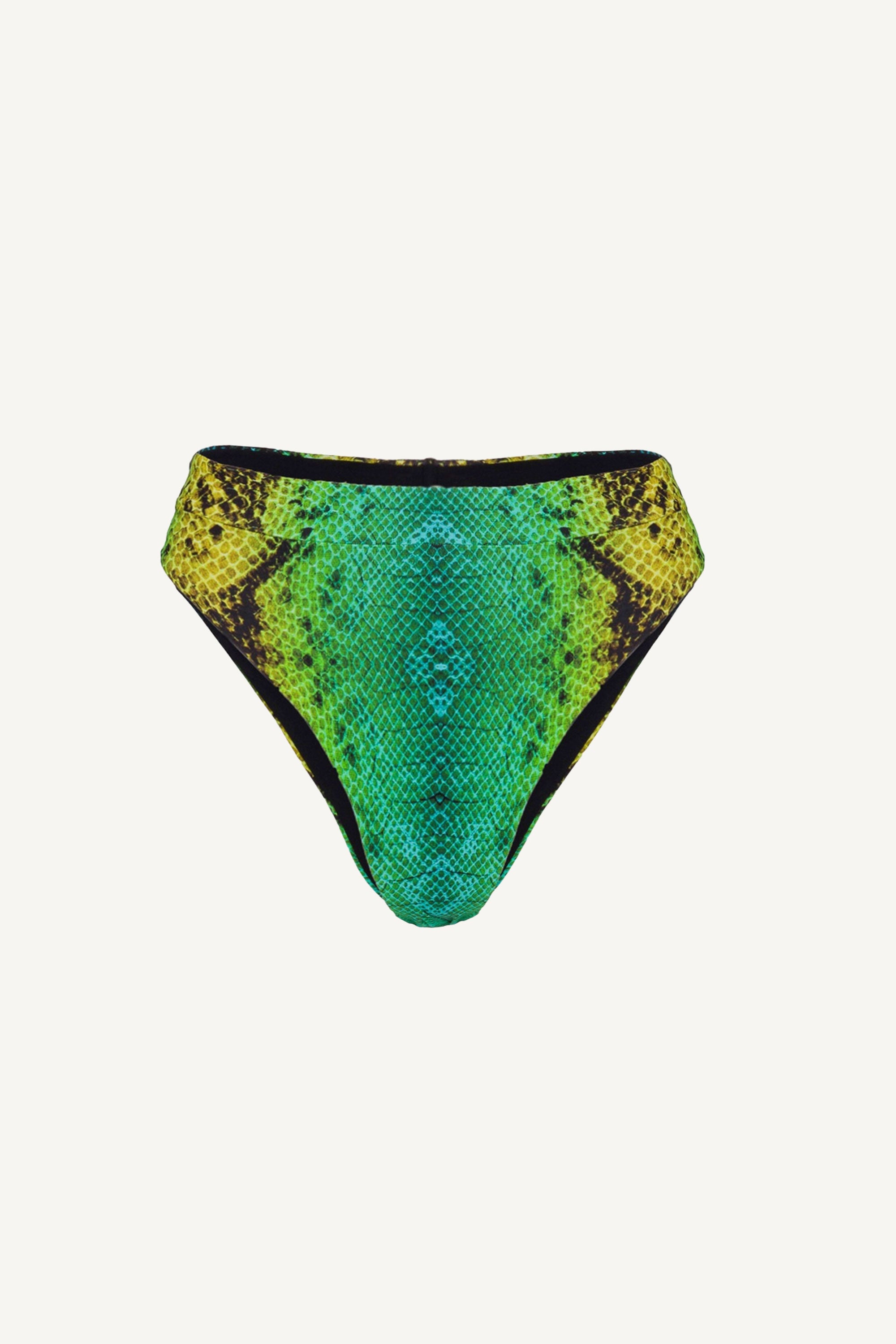 Green Snake High Waist Briefs