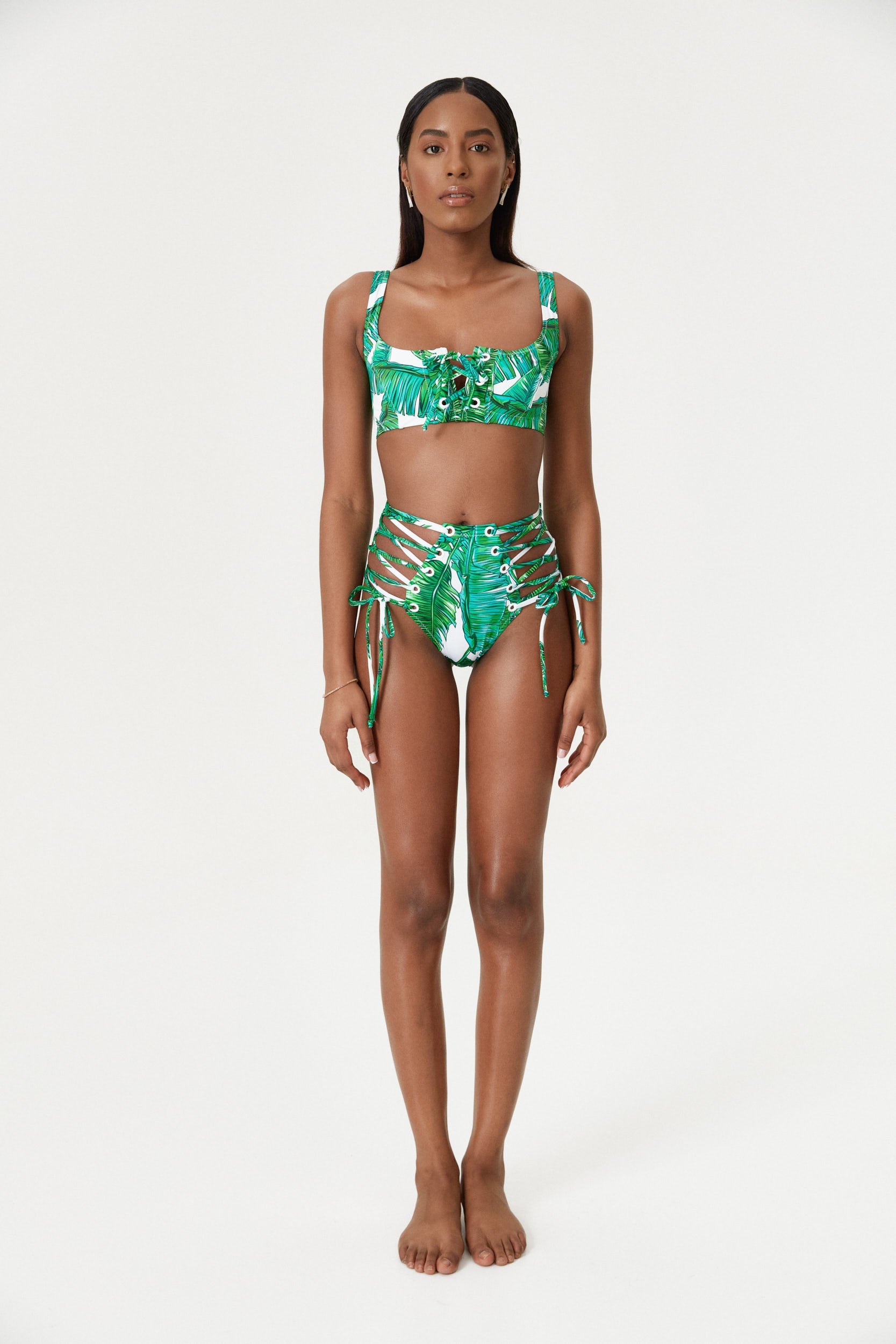 Jungle High Waist Tie Side Bottom