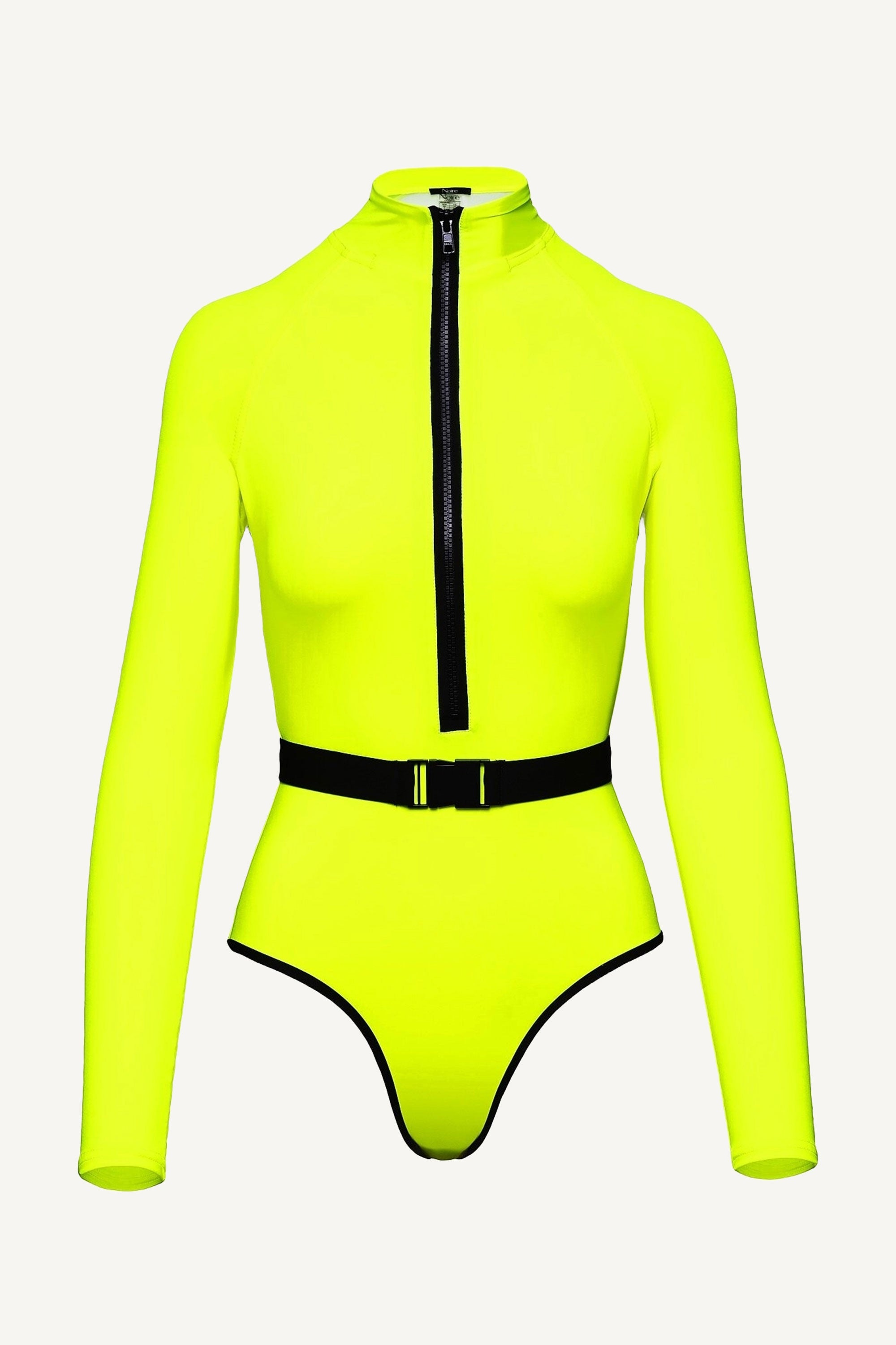 Surf-Up Neon Yellow One Piece