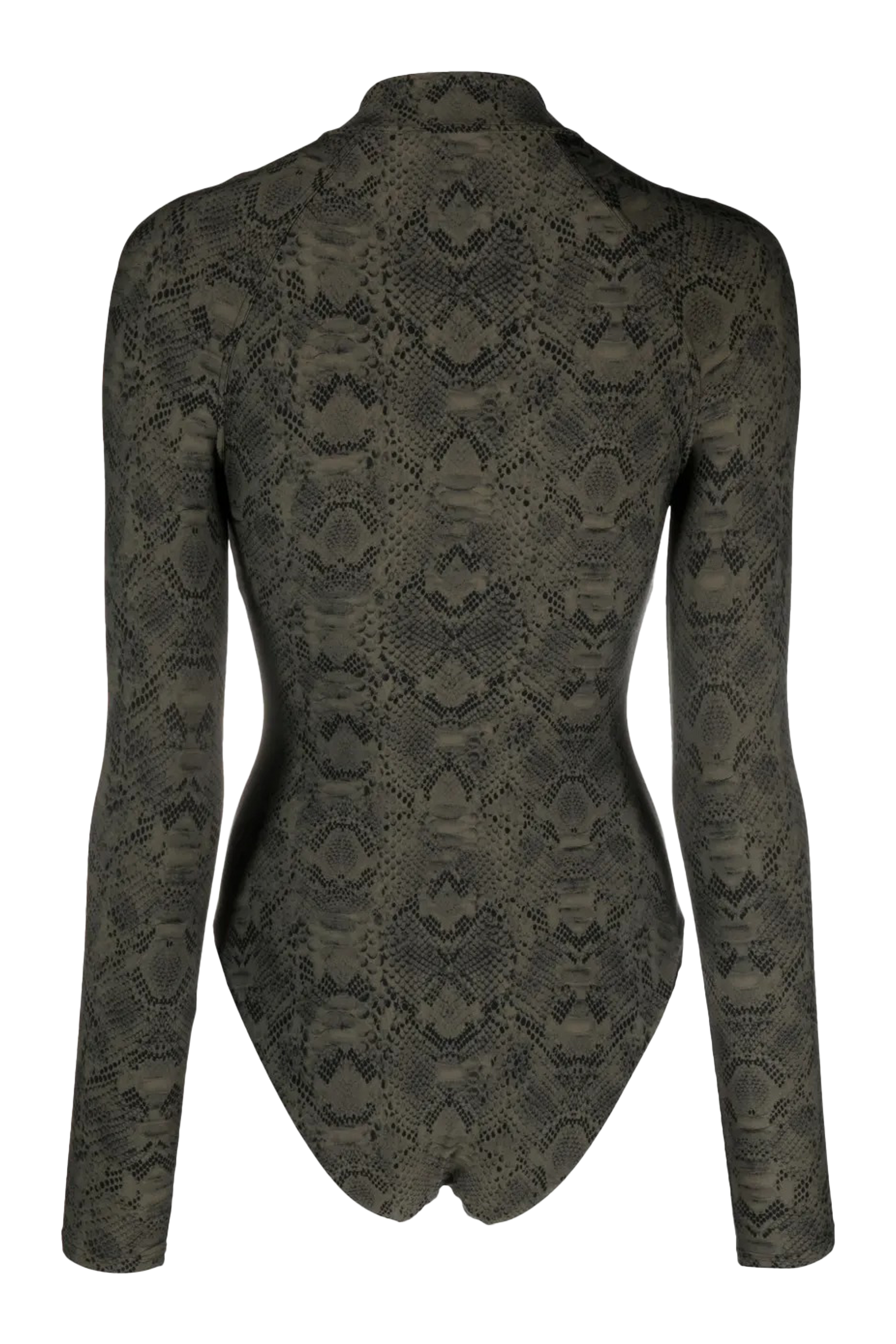 Costumul de baie întreg Surf-Up Șarpe Khaki